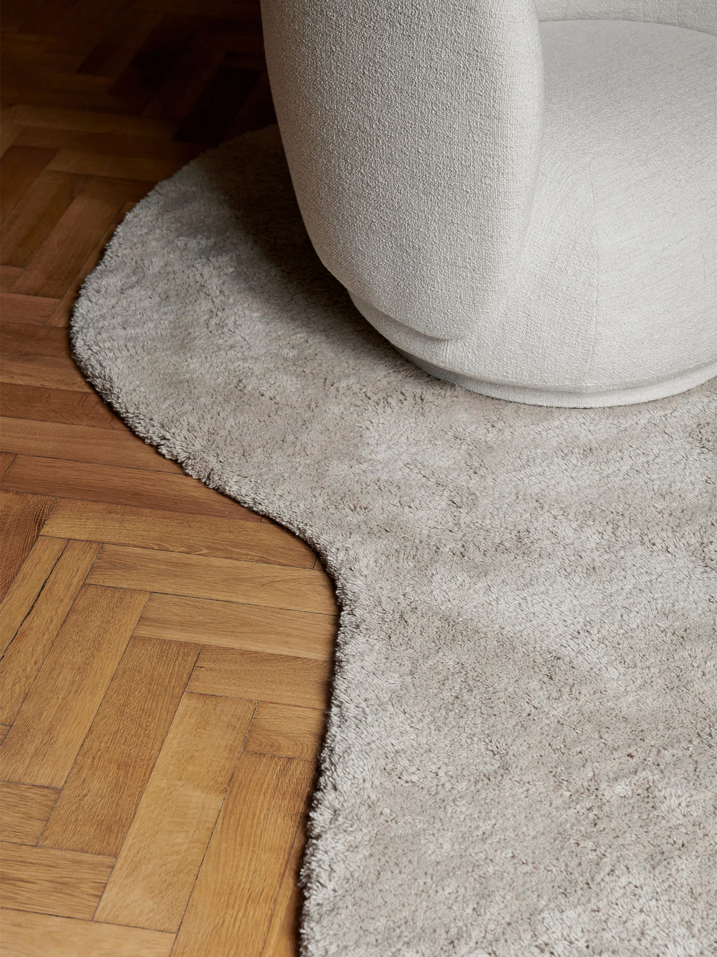 Forma Wool Rug - Large - Off-white - Image 3