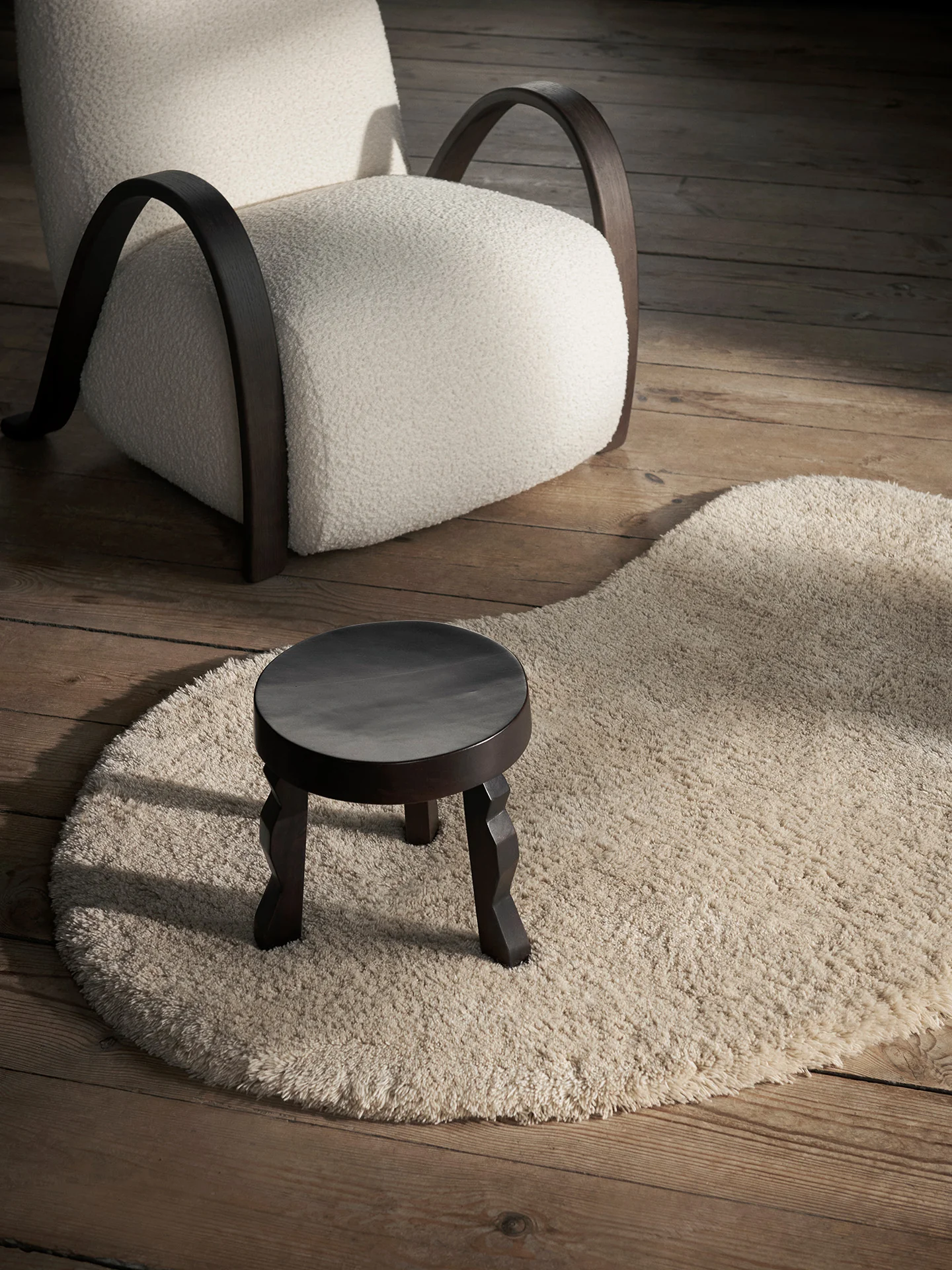 Forma Wool Rug - Small - Off-white - Image 2