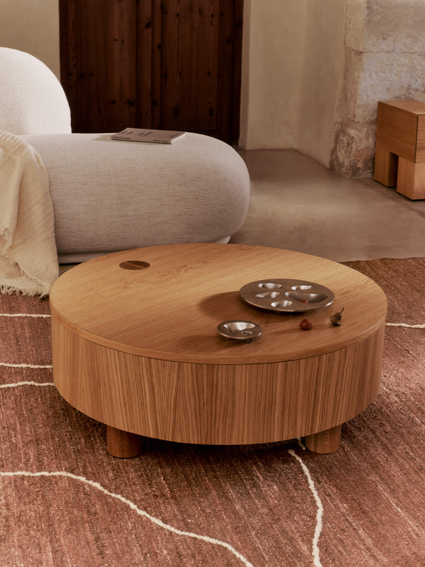 Gesso Jute Rug - Terracotta/Off-White - Image 3