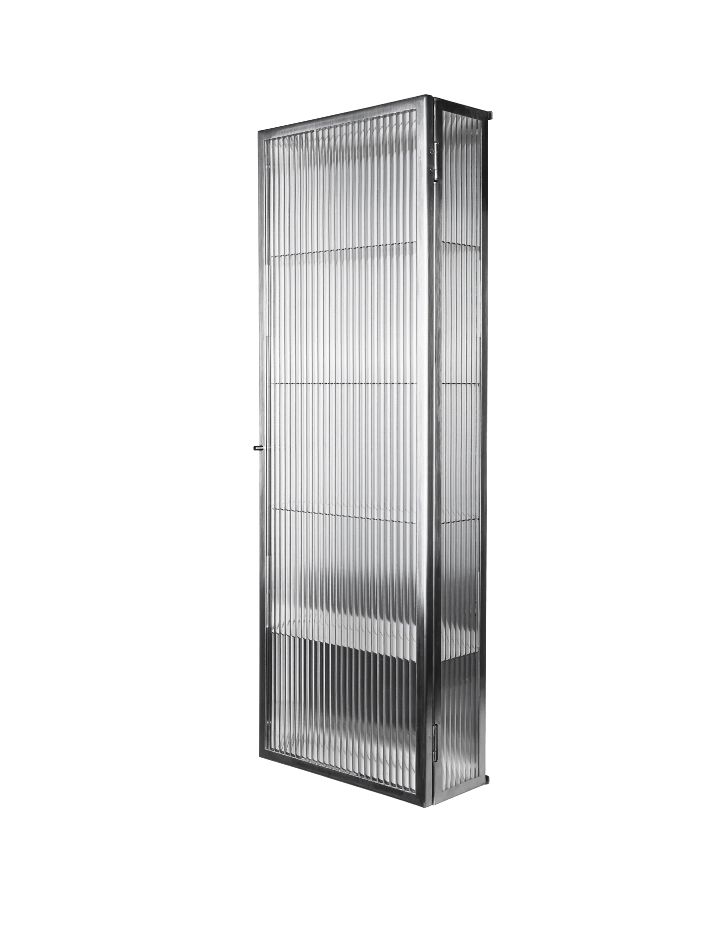 Haze Wall Cabinet - Tall - Brushed Stainless Steel - Image 6