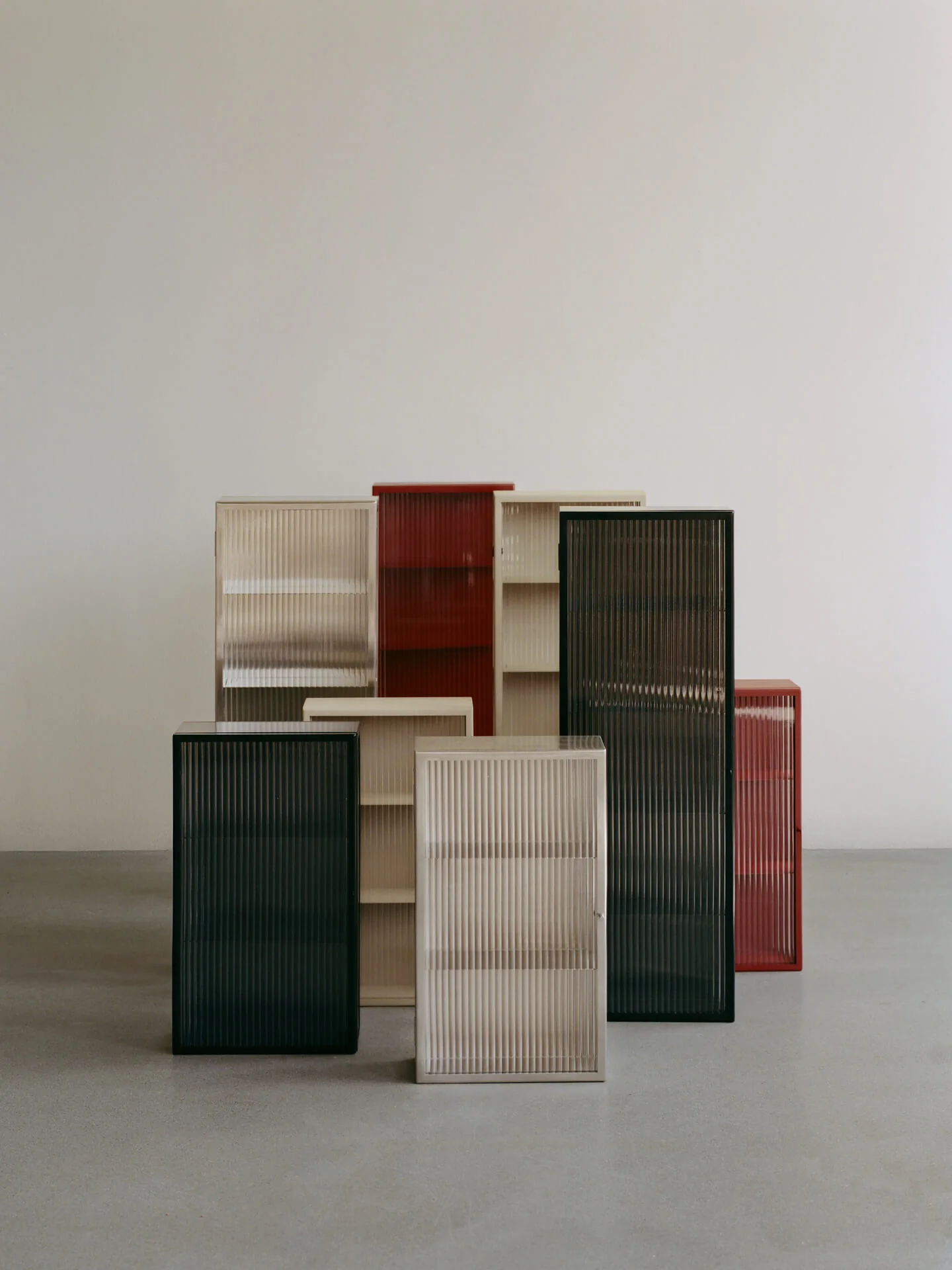 Haze Wall Cabinet - Tall - Brushed Stainless Steel - Image 4
