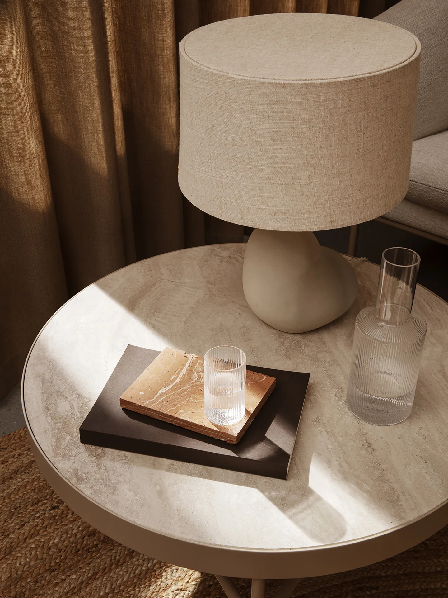 Hebe Lamp Base - Small - Off-White - Image 2