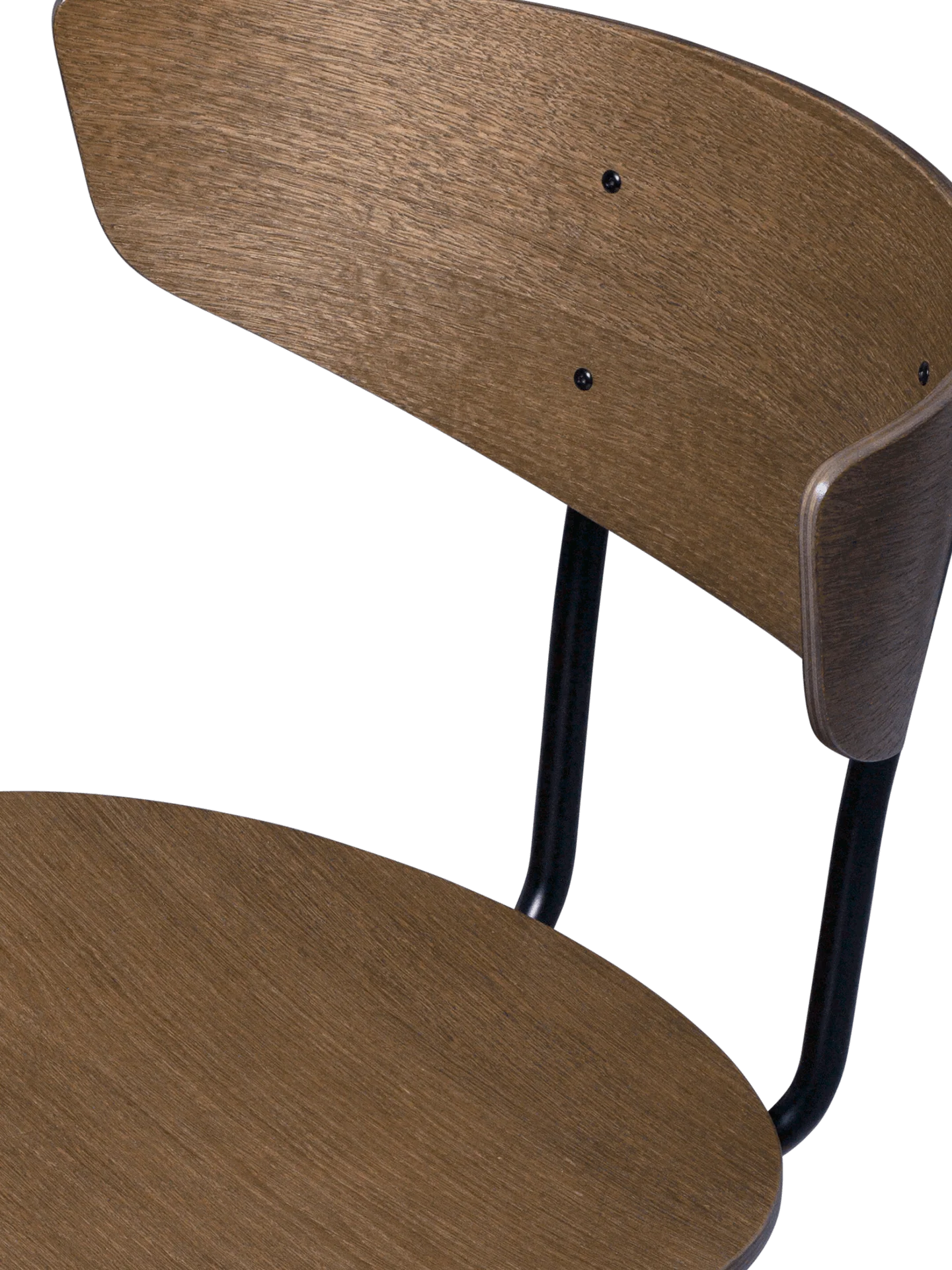 Herman Dining Chair - Dark Stained Oak - Image 2