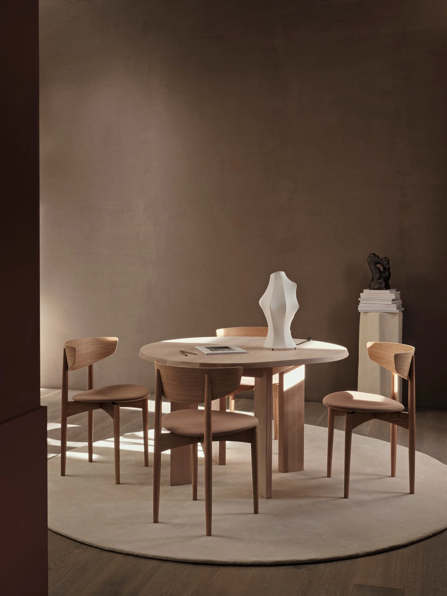 Herman Dining Chair - Upholstered Seat - Tonus - Oak/Tan - UK - Image 2