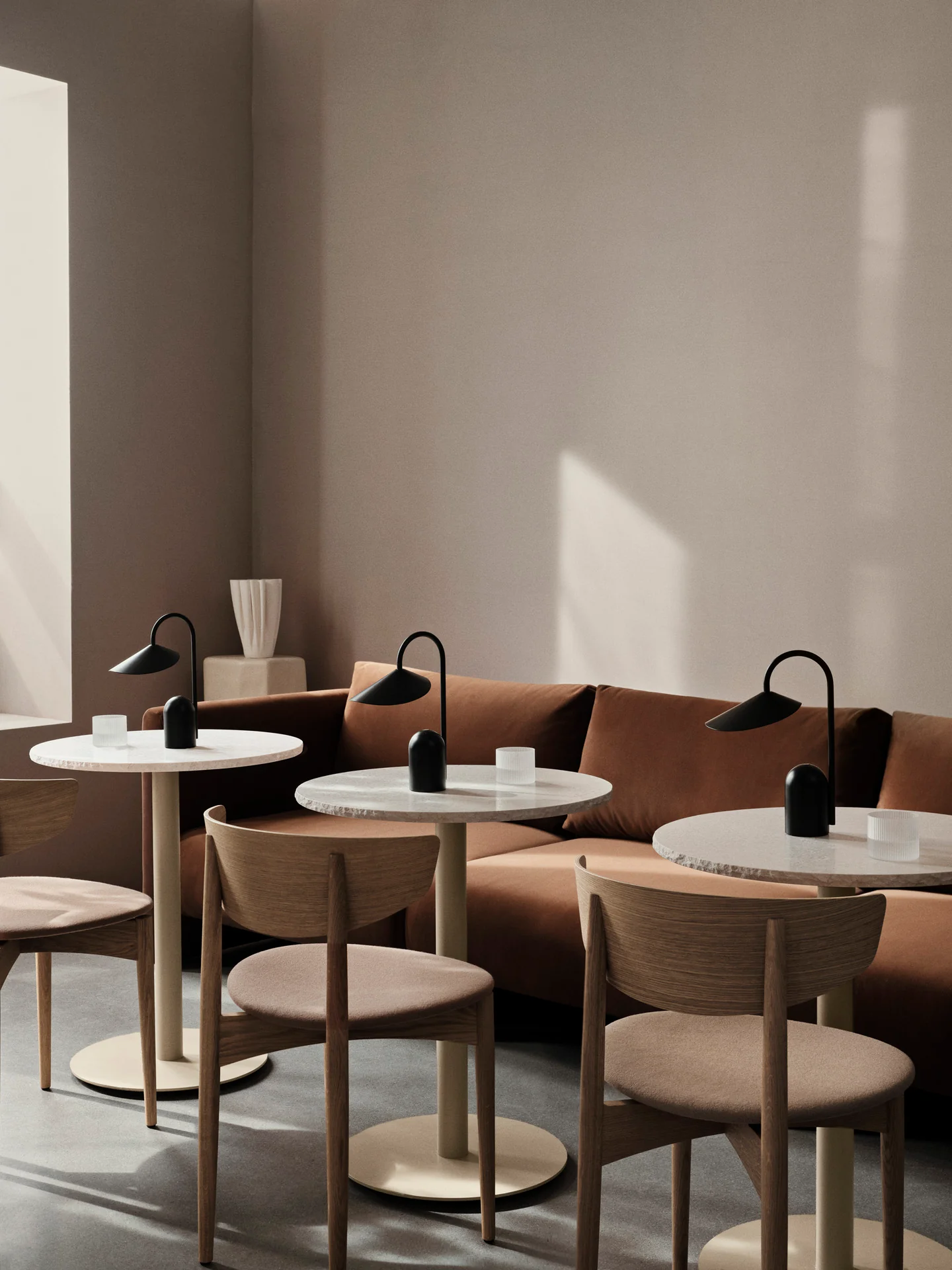 Herman Dining Chair - Upholstered Seat - Tonus - Oak/Tan - UK - Image 3
