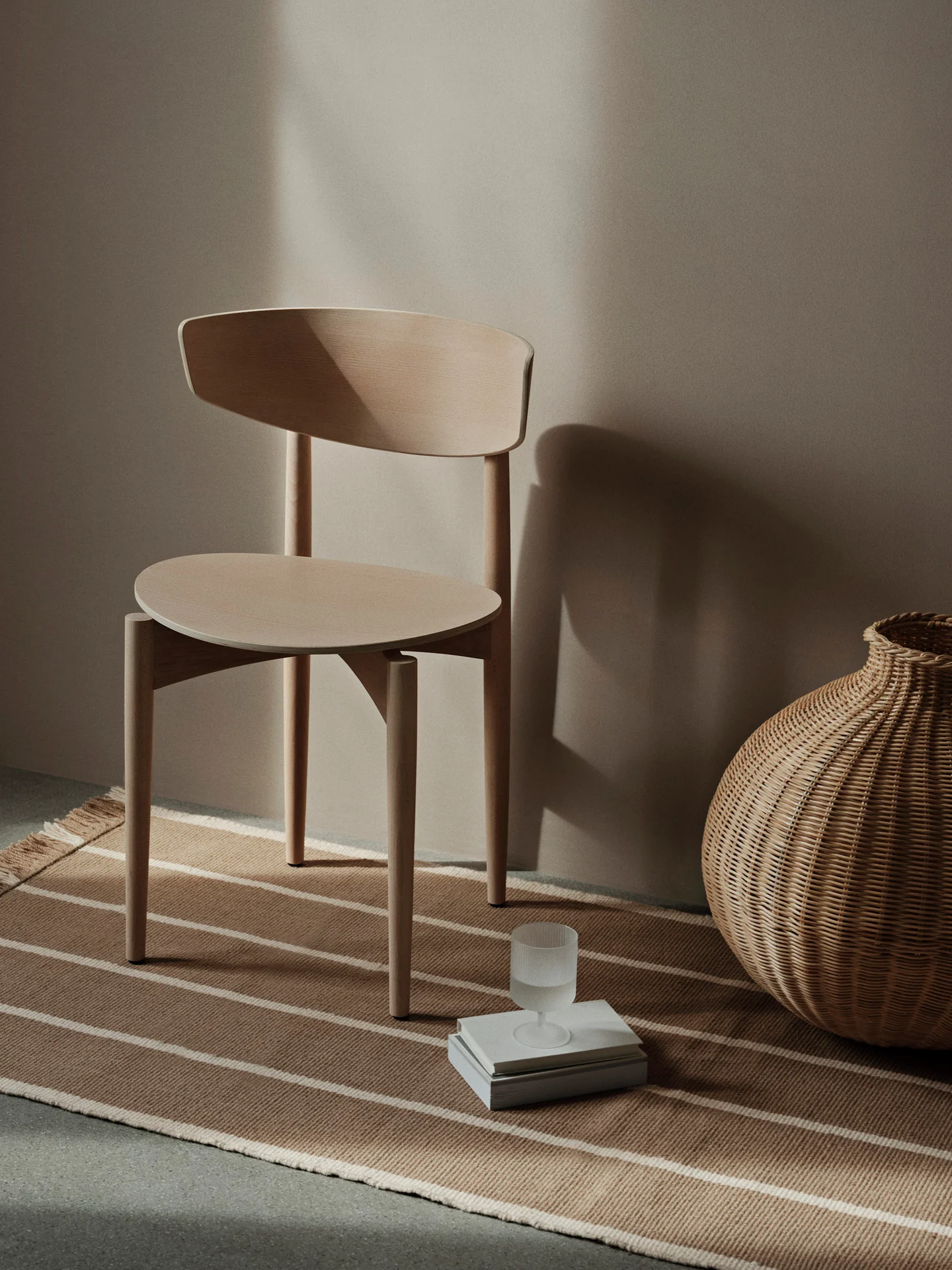 Herman Dining Chair - Wood - White Oiled Beech - Image 2