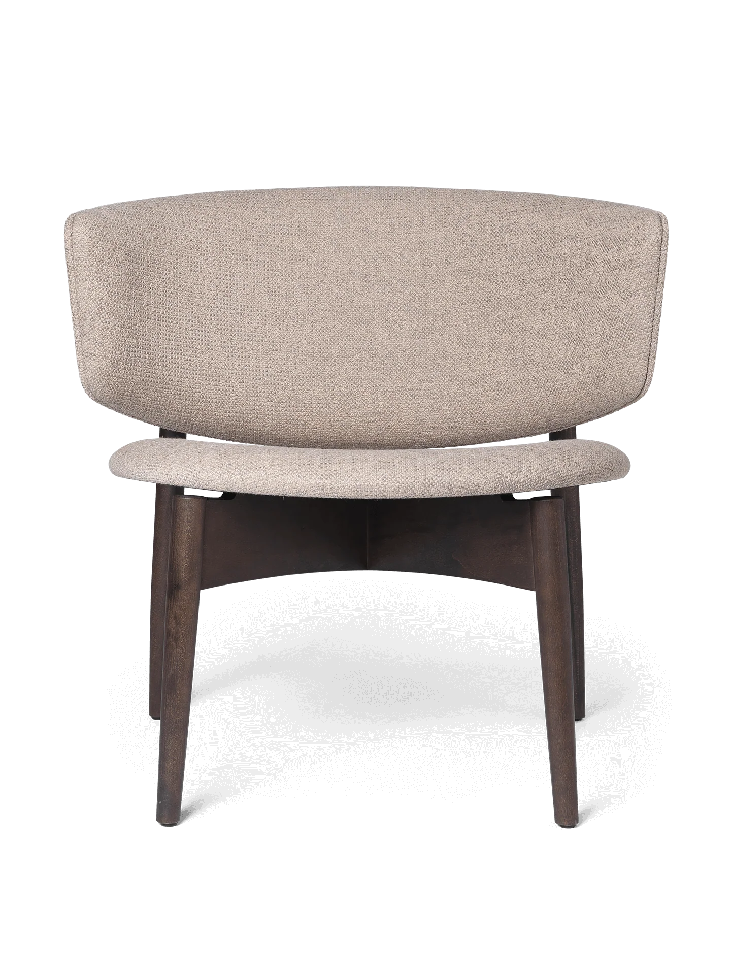 Herman Lounge Chair - Wood - Bouclé - Dark Stained Beech/Sand - UK
