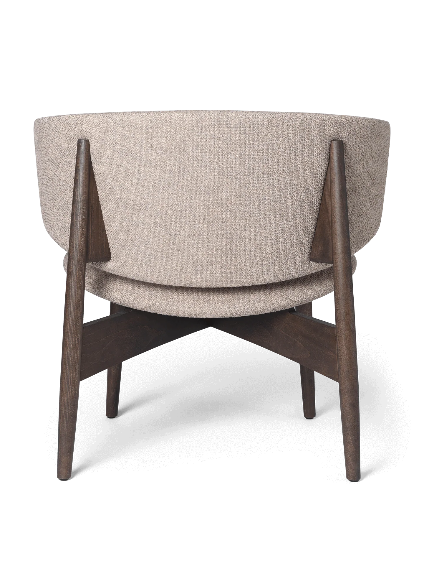 Herman Lounge Chair - Wood - Bouclé - Dark Stained Beech/Sand - UK - Image 3