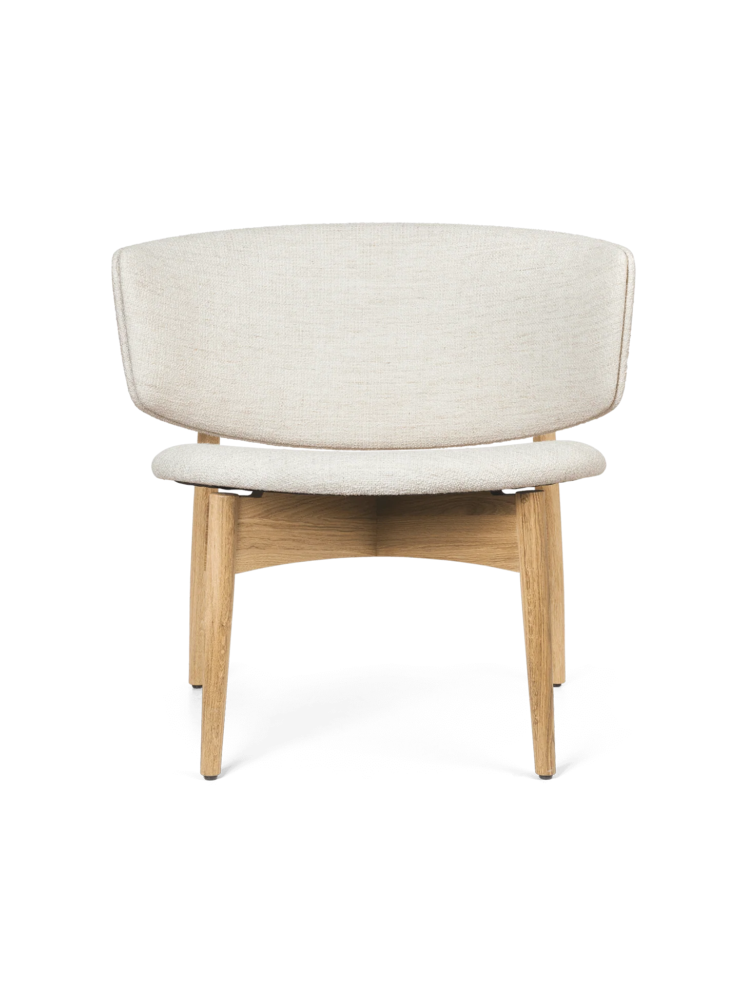 Herman Lounge Chair - Wood - Bouclé - Oak/Off-White UK