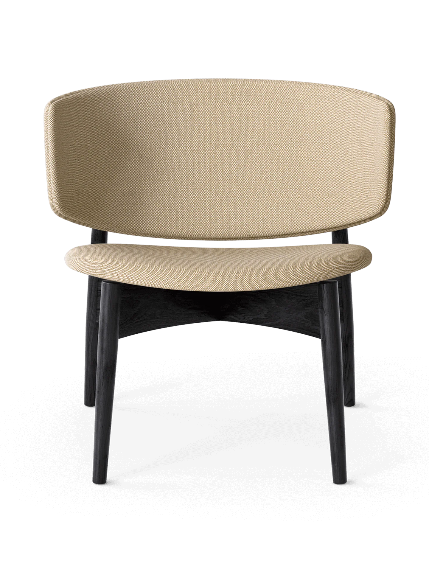 Herman Lounge Chair - Wood - Hallingdal - Black/Beige - UK