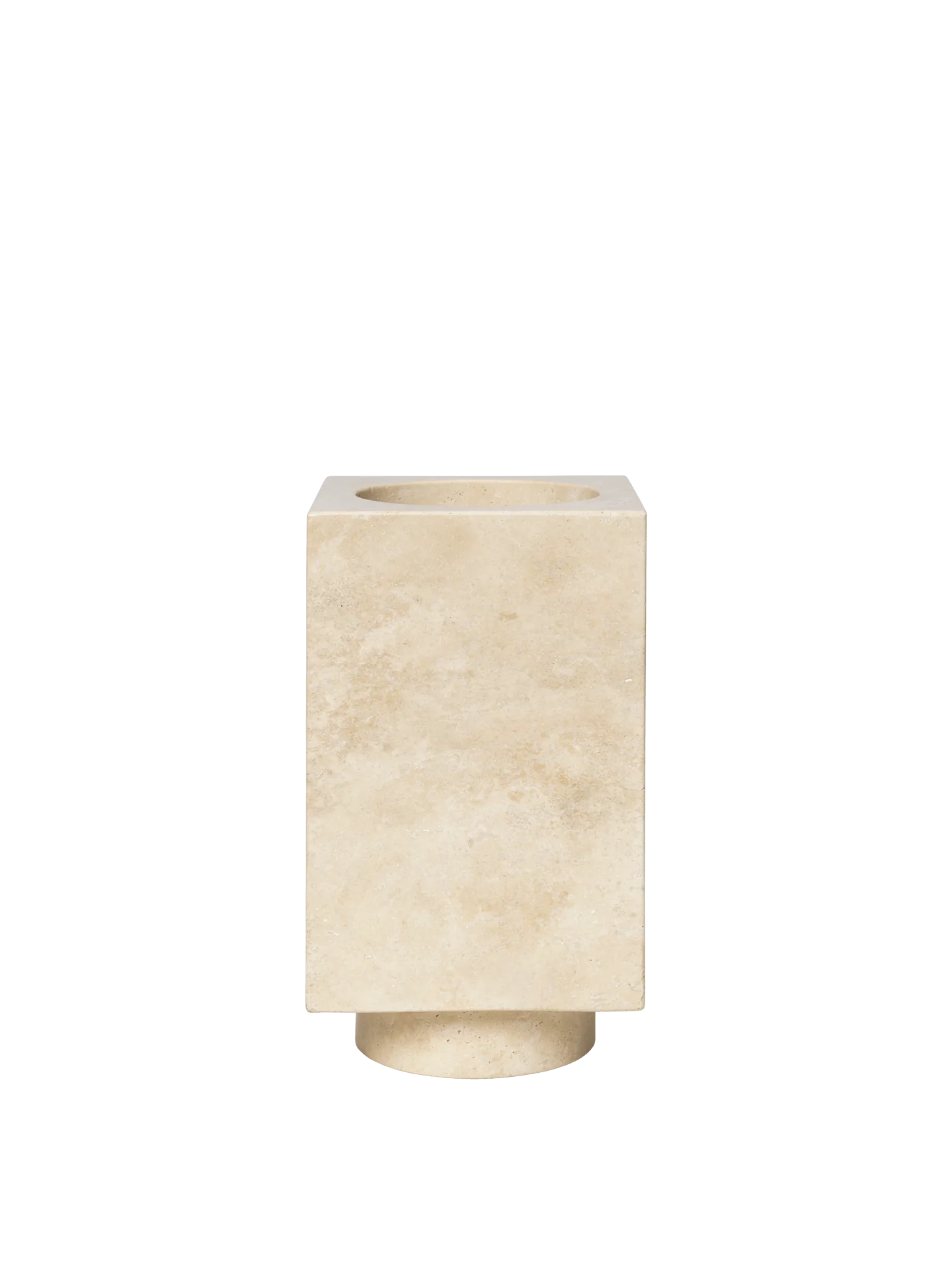 Hew Vase - Travertine