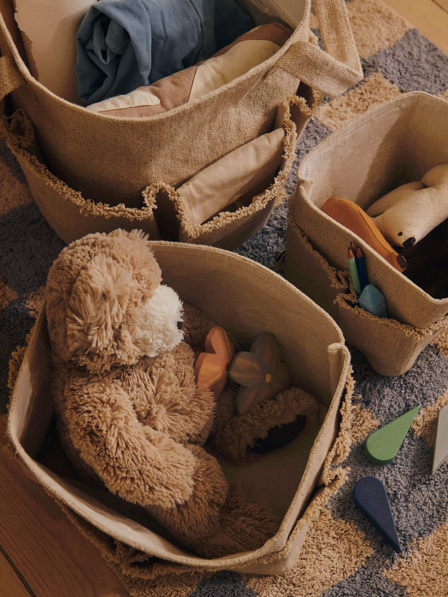 Hokan Textile Storage - Square - Natural - Image 3