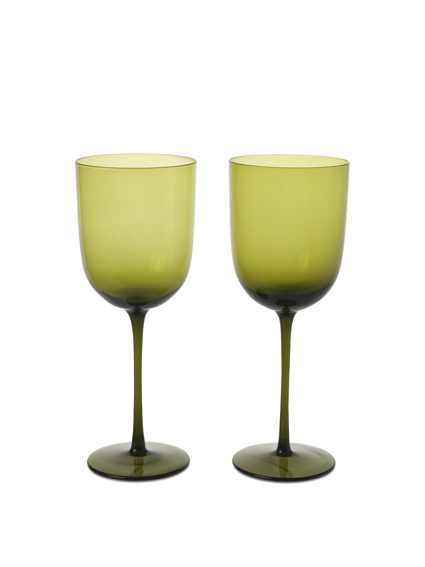 Host Red Wine Glasses - Set of 2 - Moss Green
