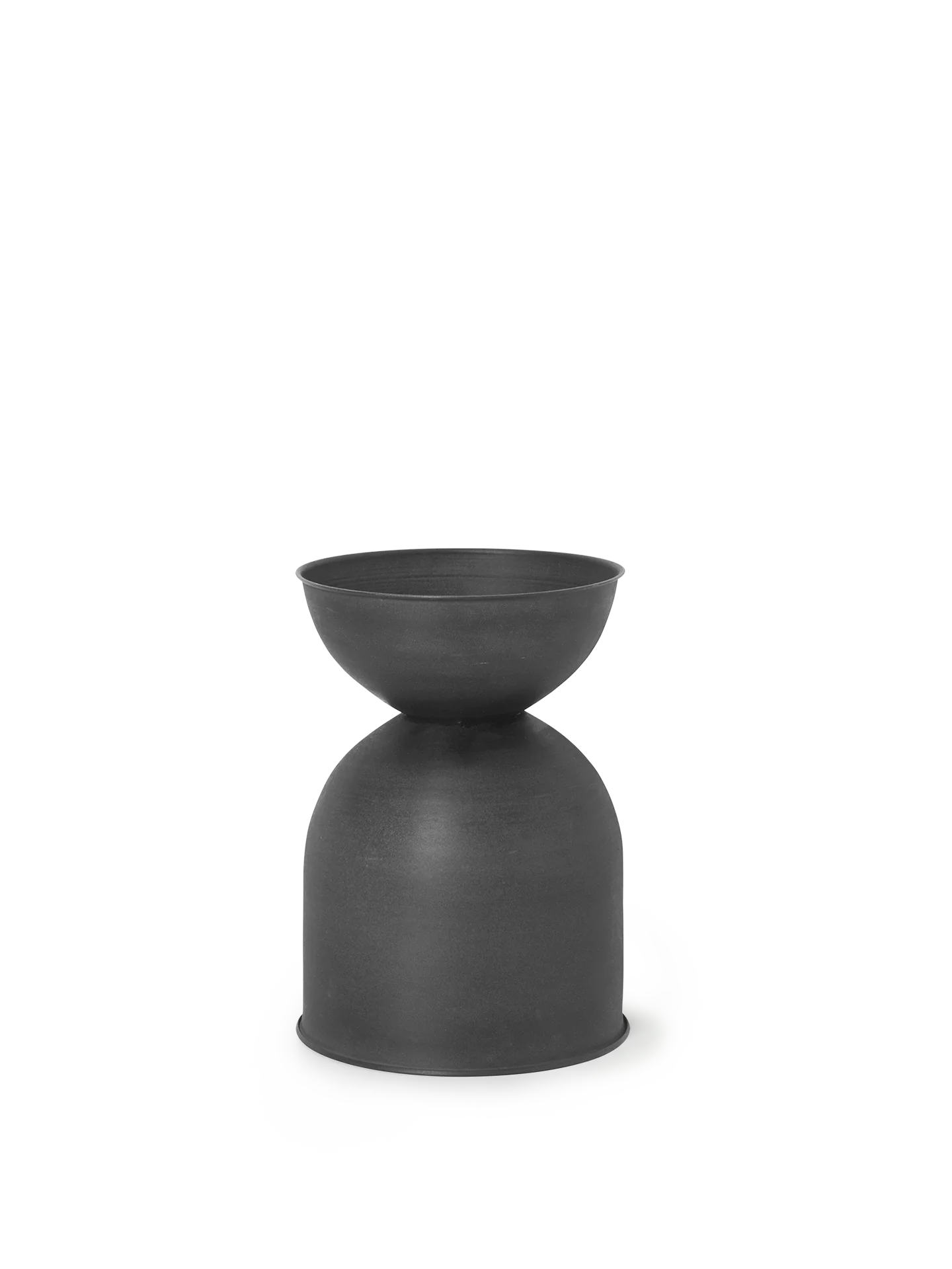 Hourglass Pot - Small - Black - Image 3
