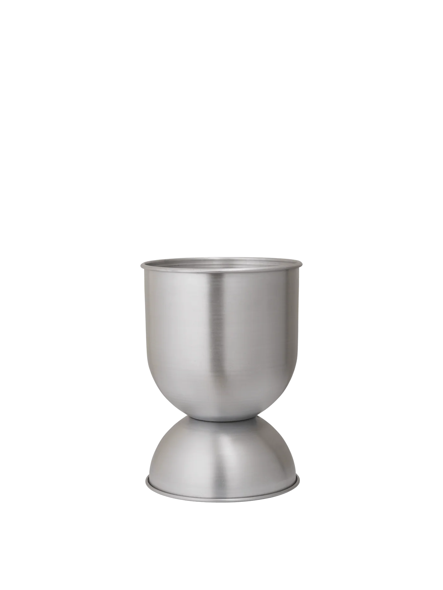 Hourglass Pot - Small - Aluminium