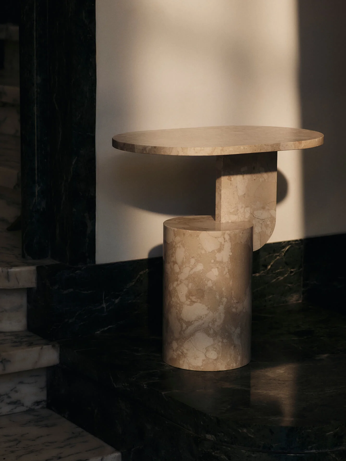 Insert Side Table - Stone - Sand - Image 2