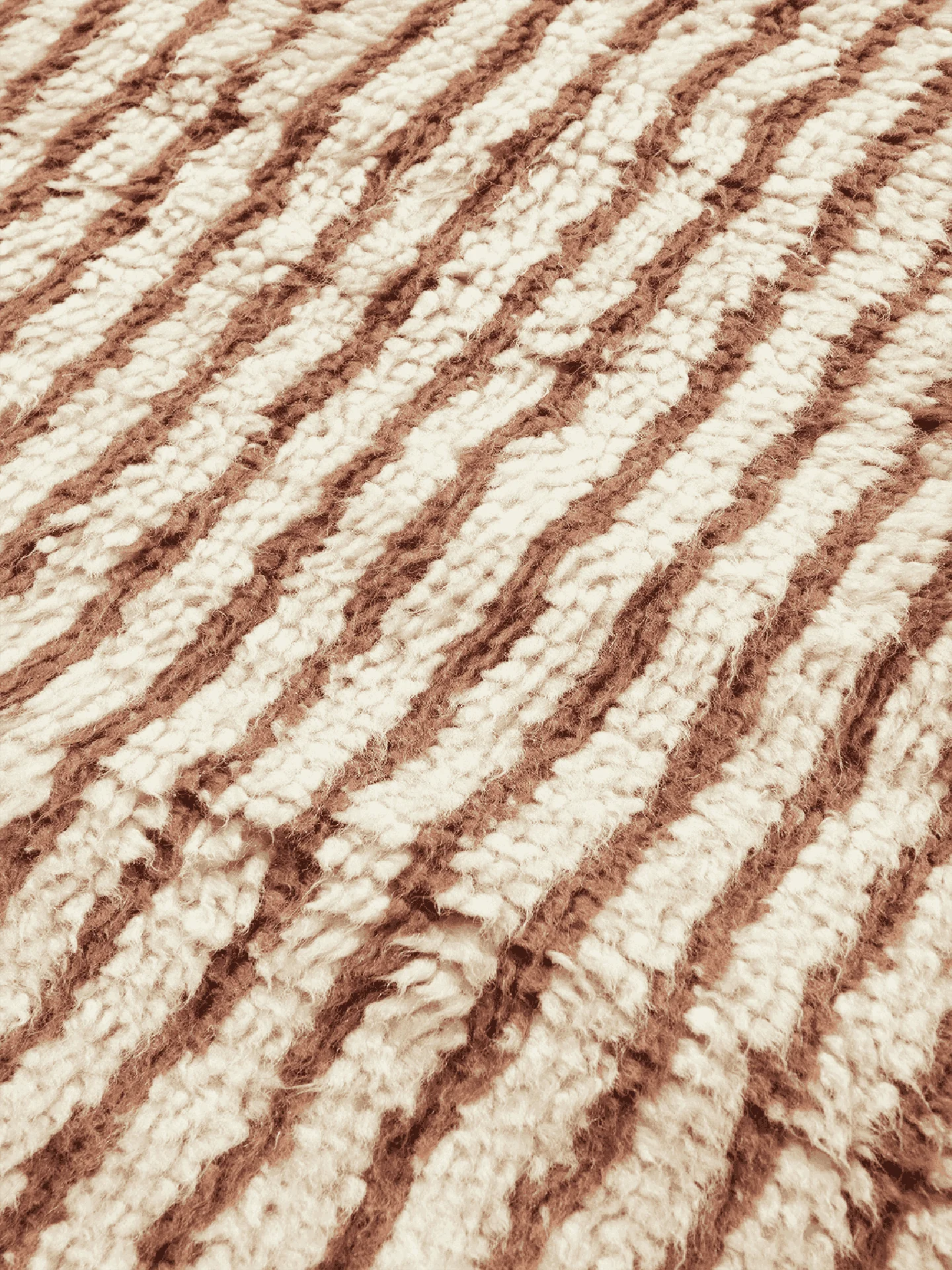 Kami Knotted Rug - Off-White/Red Brown - Image 3