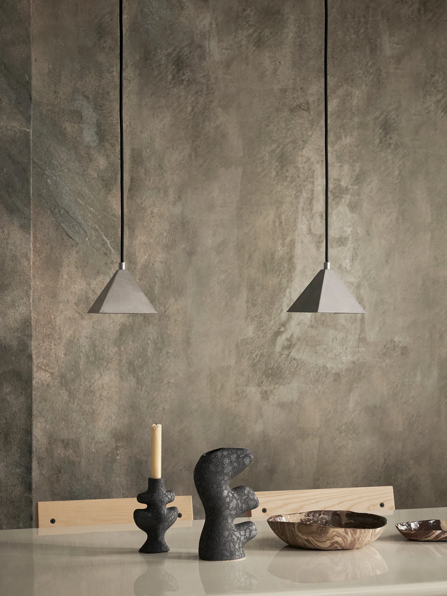 Kare Pendant - Tumbled Stainless Steel - Image 2