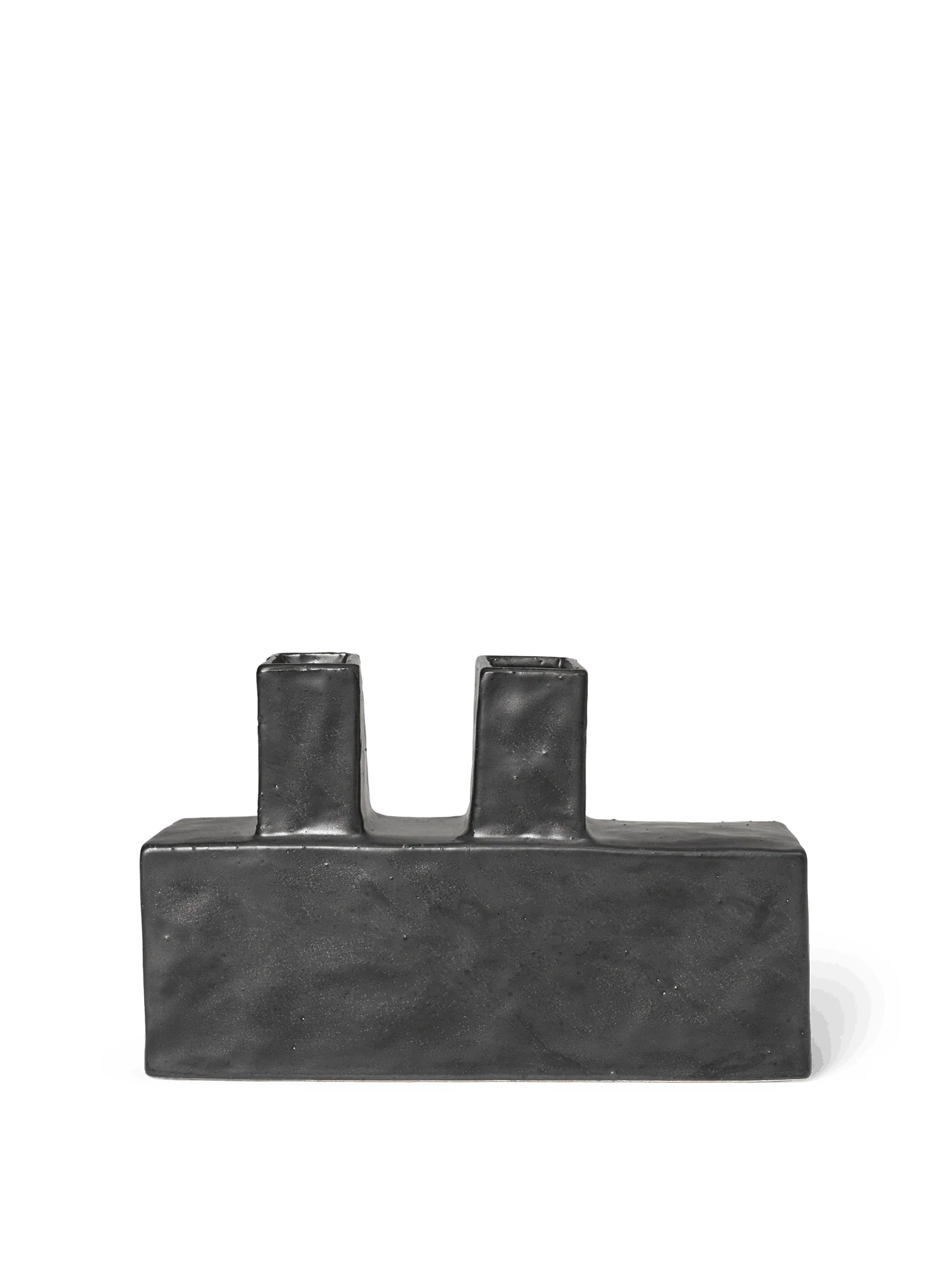 Koa Vase - Double - Black
