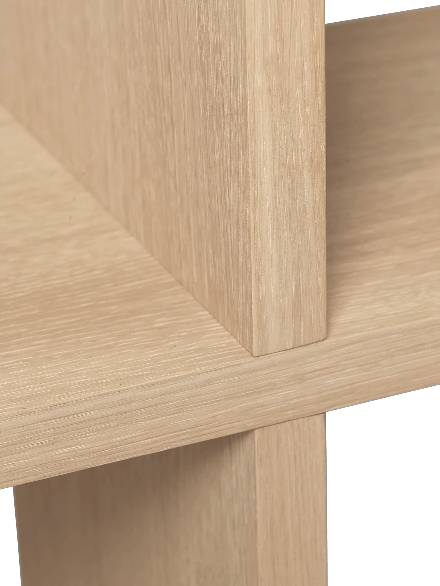 Kona Bookcase - 1x4 - Natural Oak Veneer - Image 3