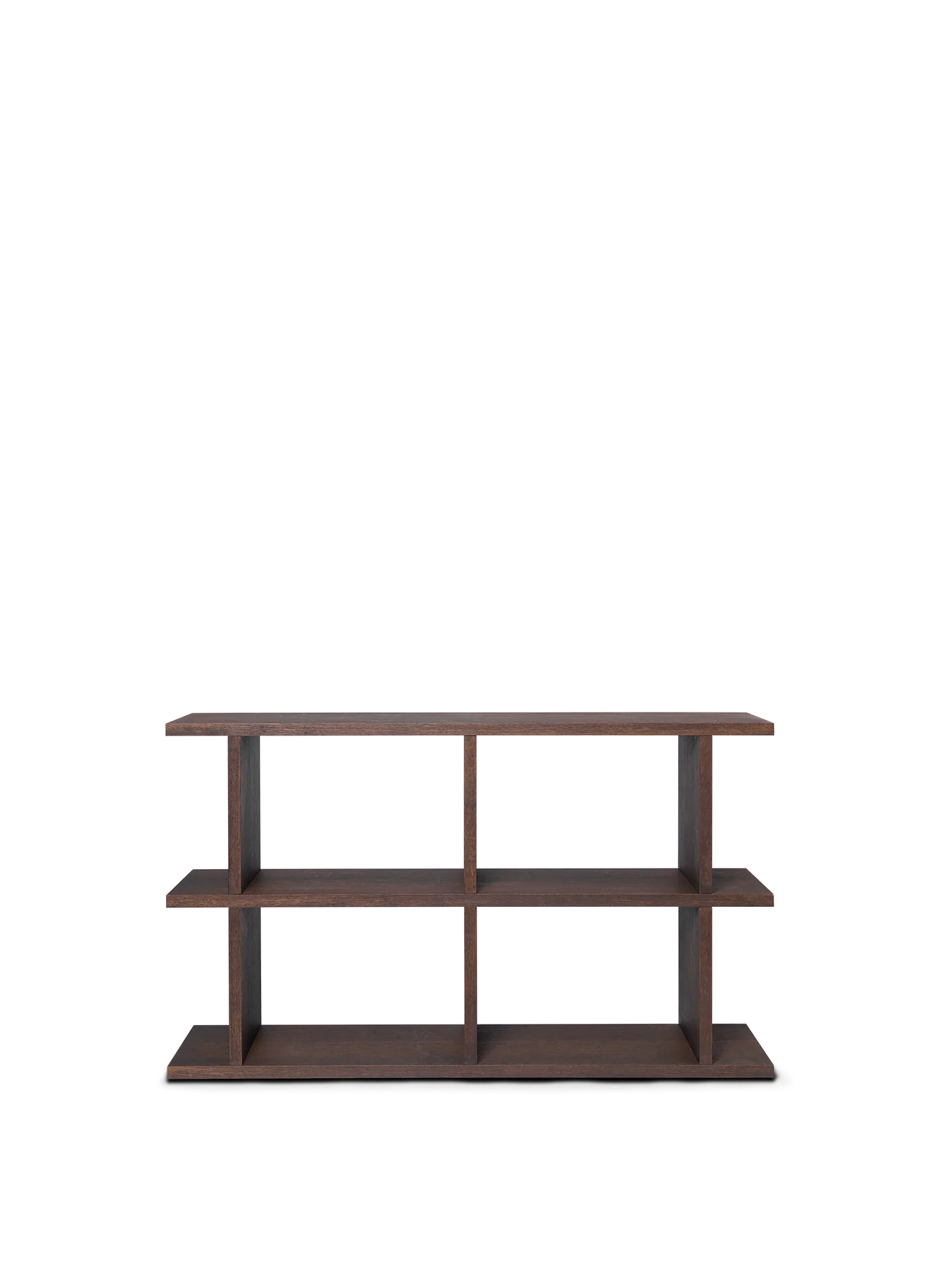 Kona Bookcase - 2x2 - Dark Stained Oak