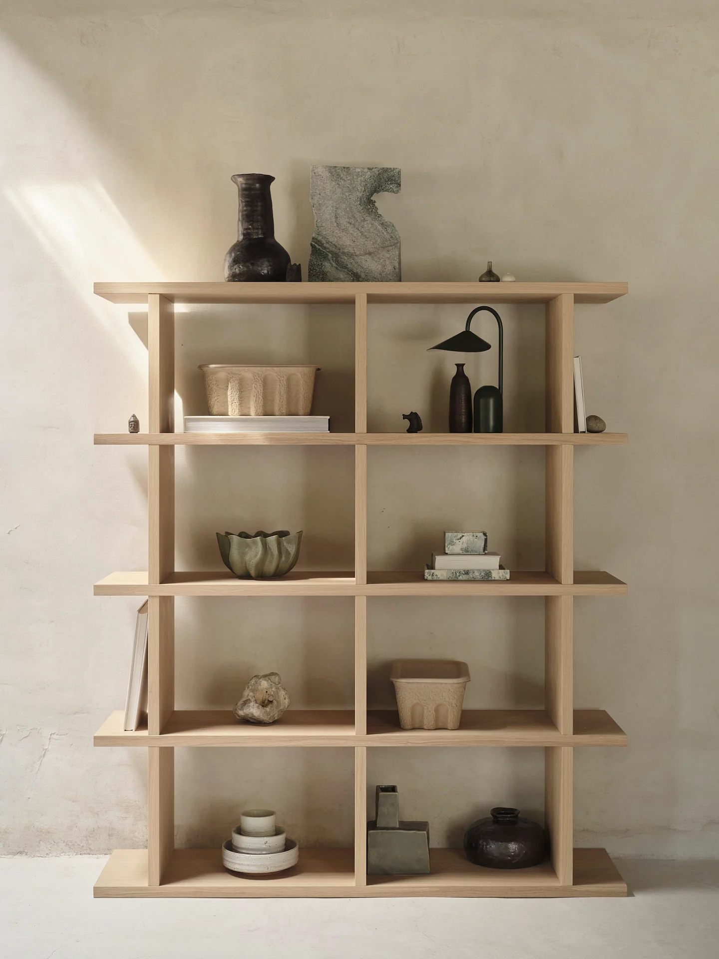 Kona Bookcase - 2x4 - Natural Oak Veneer - Image 2