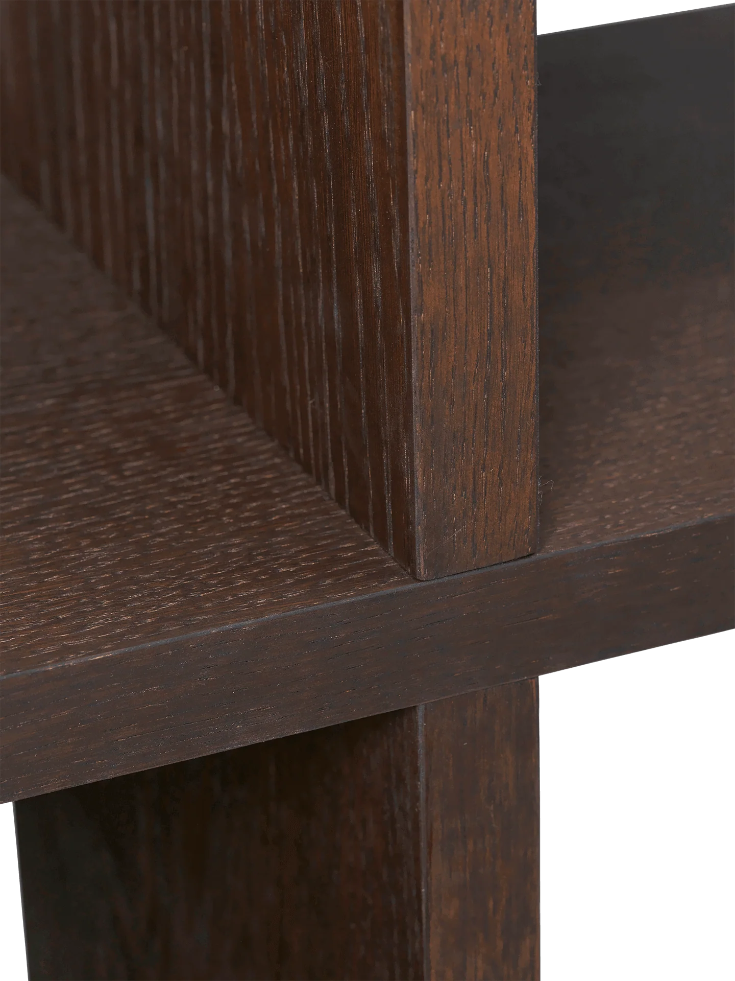 Kona Bookcase - 3x2 - Dark Stained Oak - Image 5