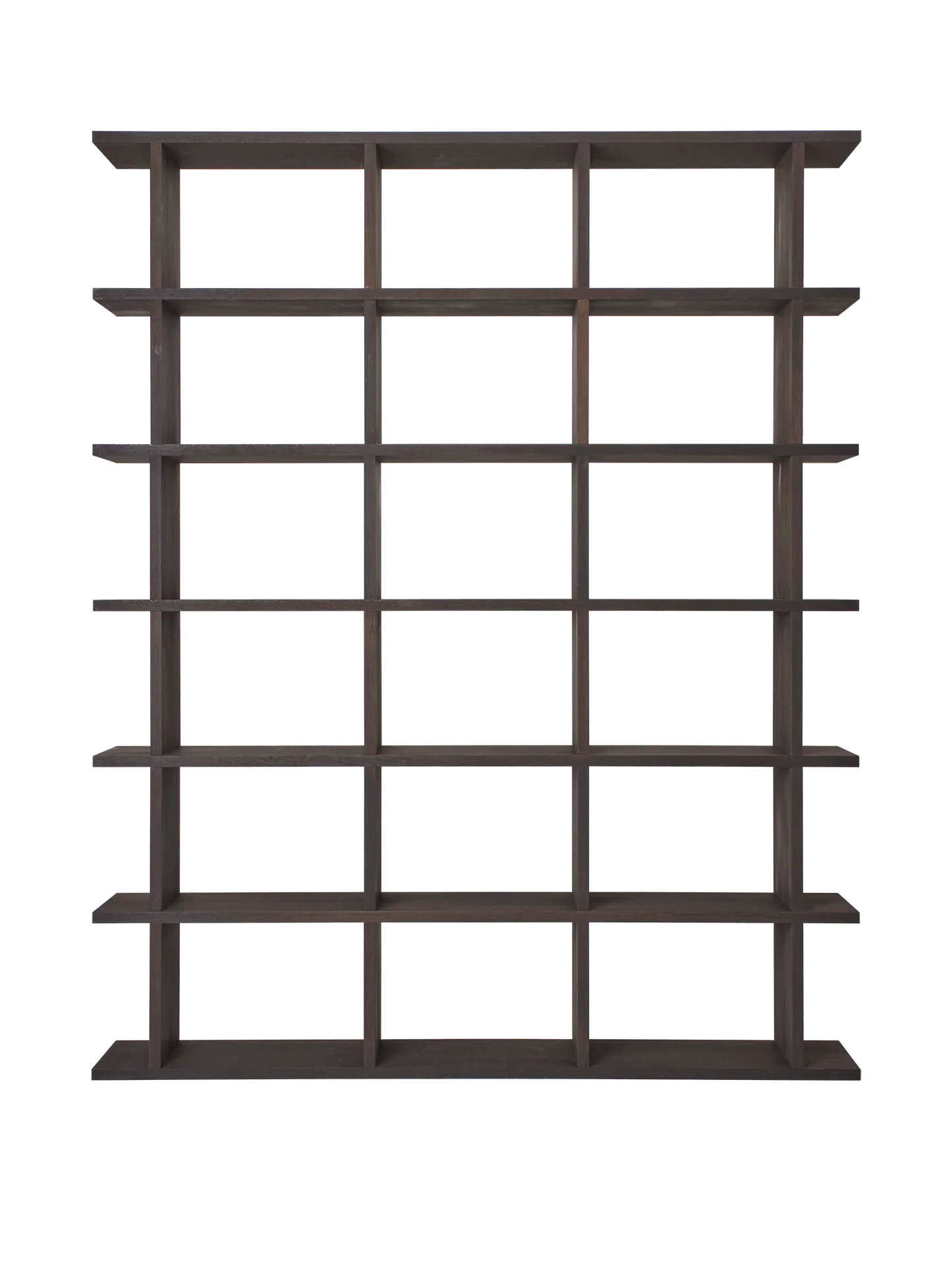 Kona Bookcase - 3x6 - Dark Stained Oak