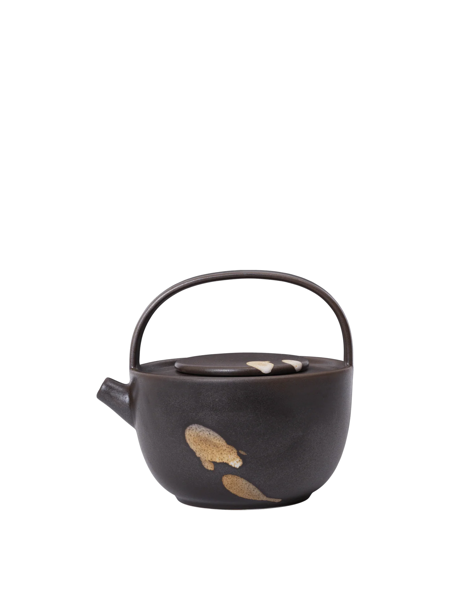 Koyo Teapot - Dark Brown/Buff