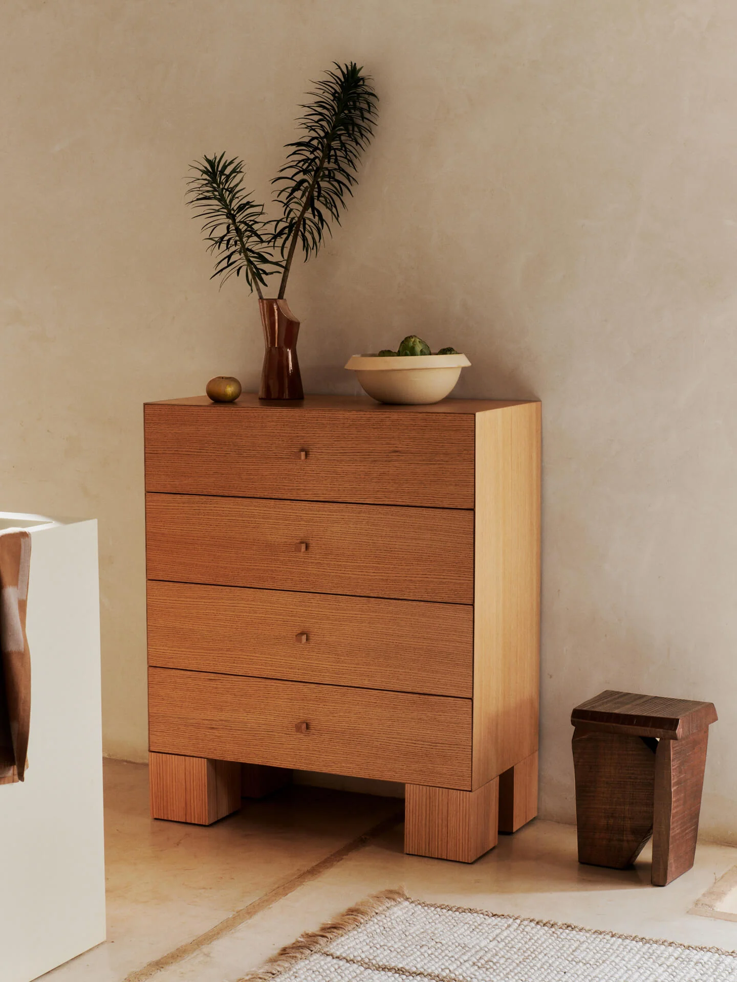 Kuben Drawers - 1x4 - Natural Oak Veneer - Image 2