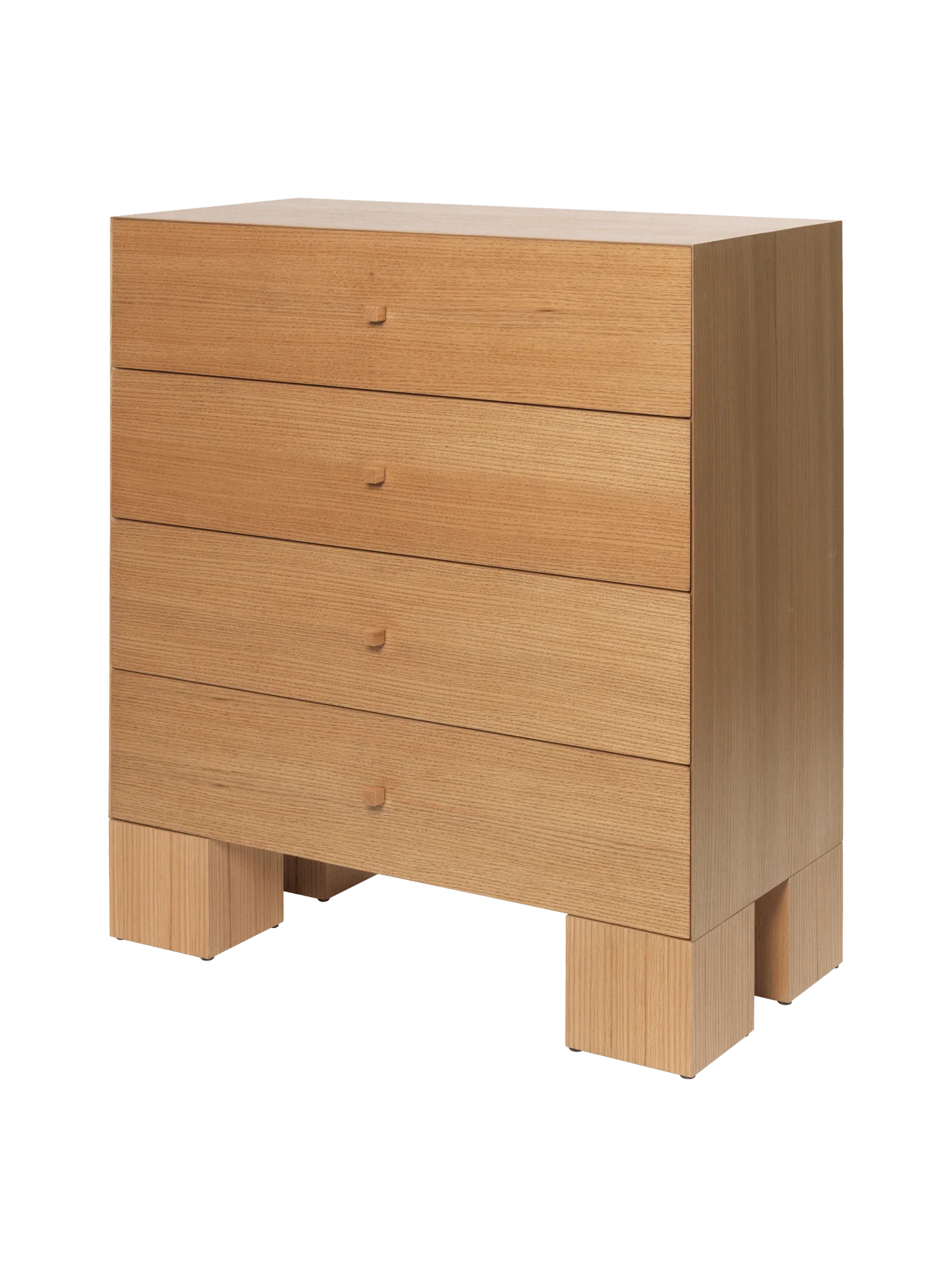 Kuben Drawers - 1x4 - Natural Oak Veneer - Image 5