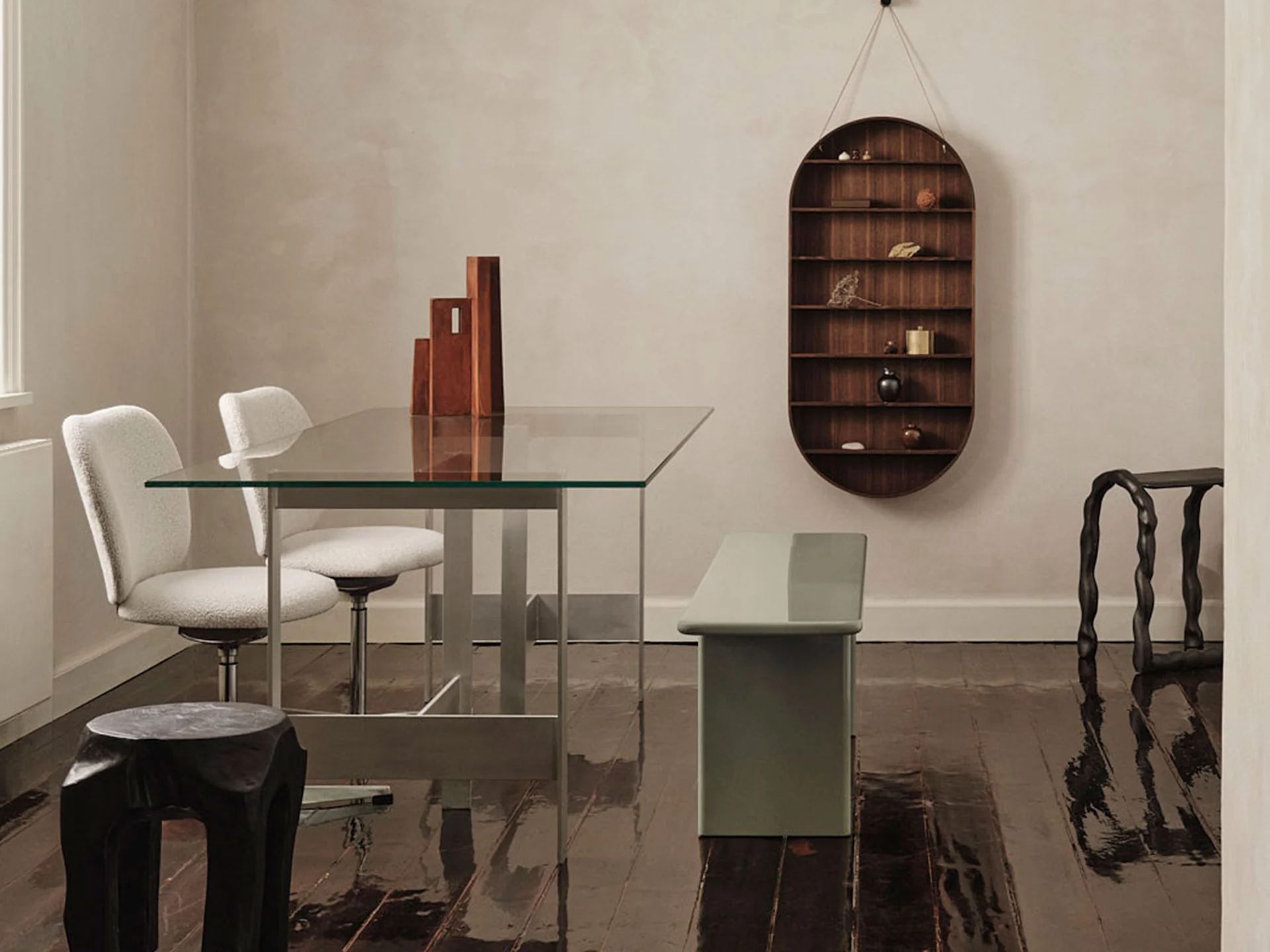 Lager Dining Table - 200 x 90 - Glass/Aluminium - Image 2