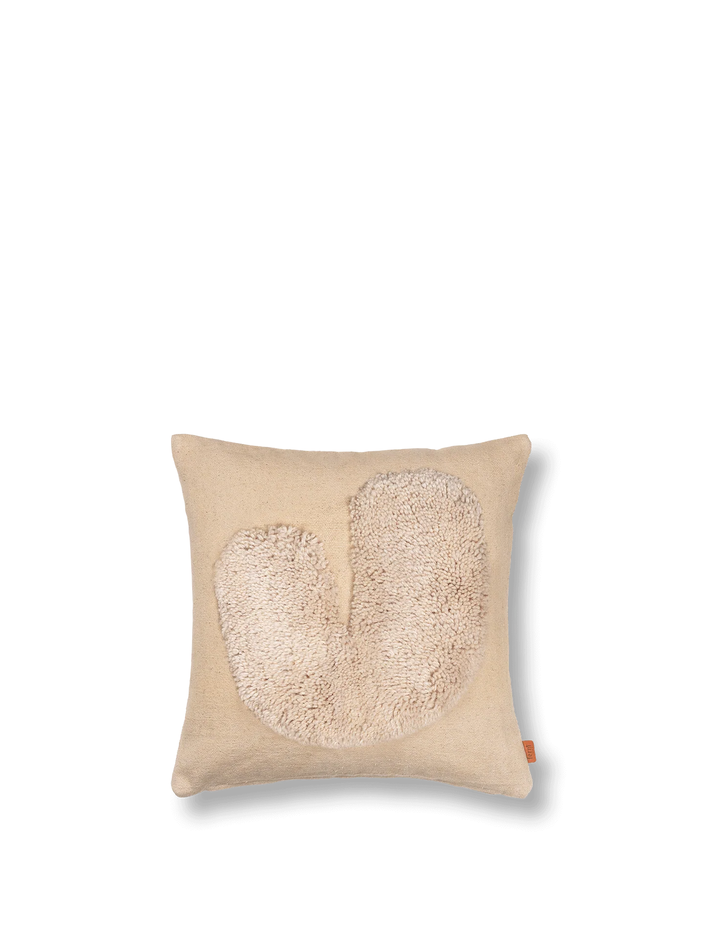 Lay Cushion - Sand/Off-White