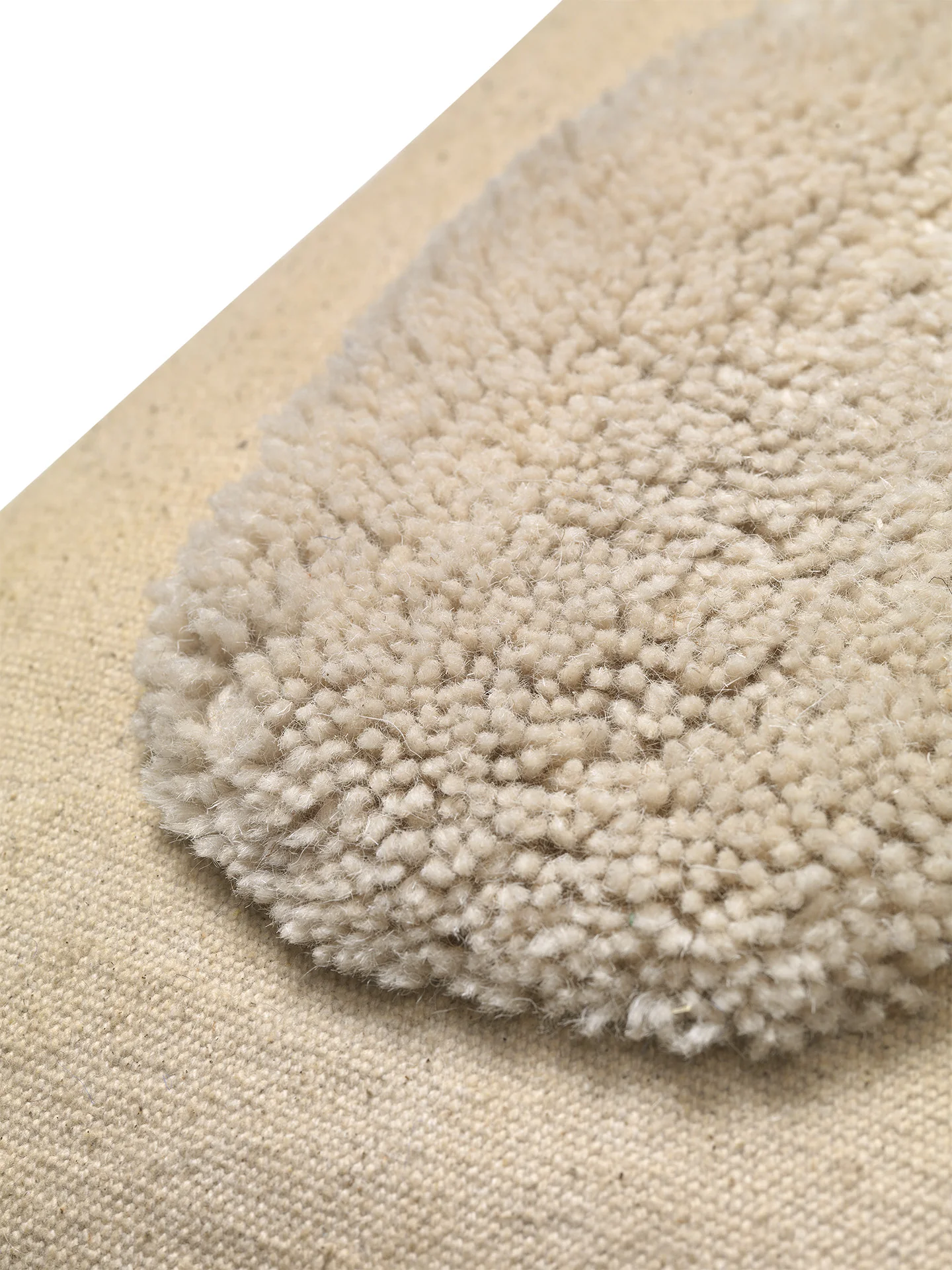 Lay Cushion - Sand/Off-White - Image 3