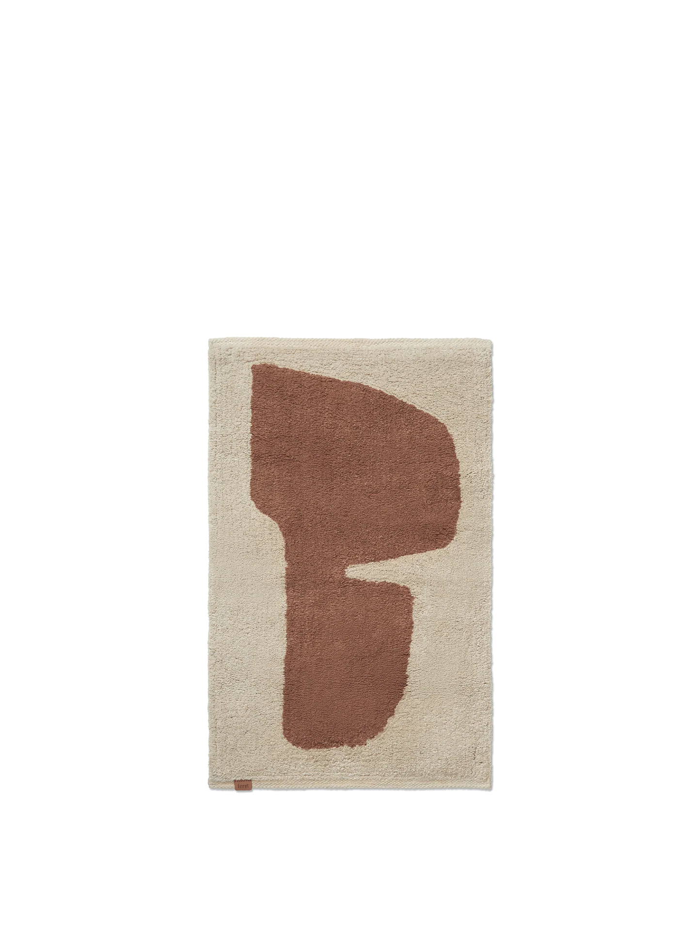Lay Washable Mat - Parchment/Rust
