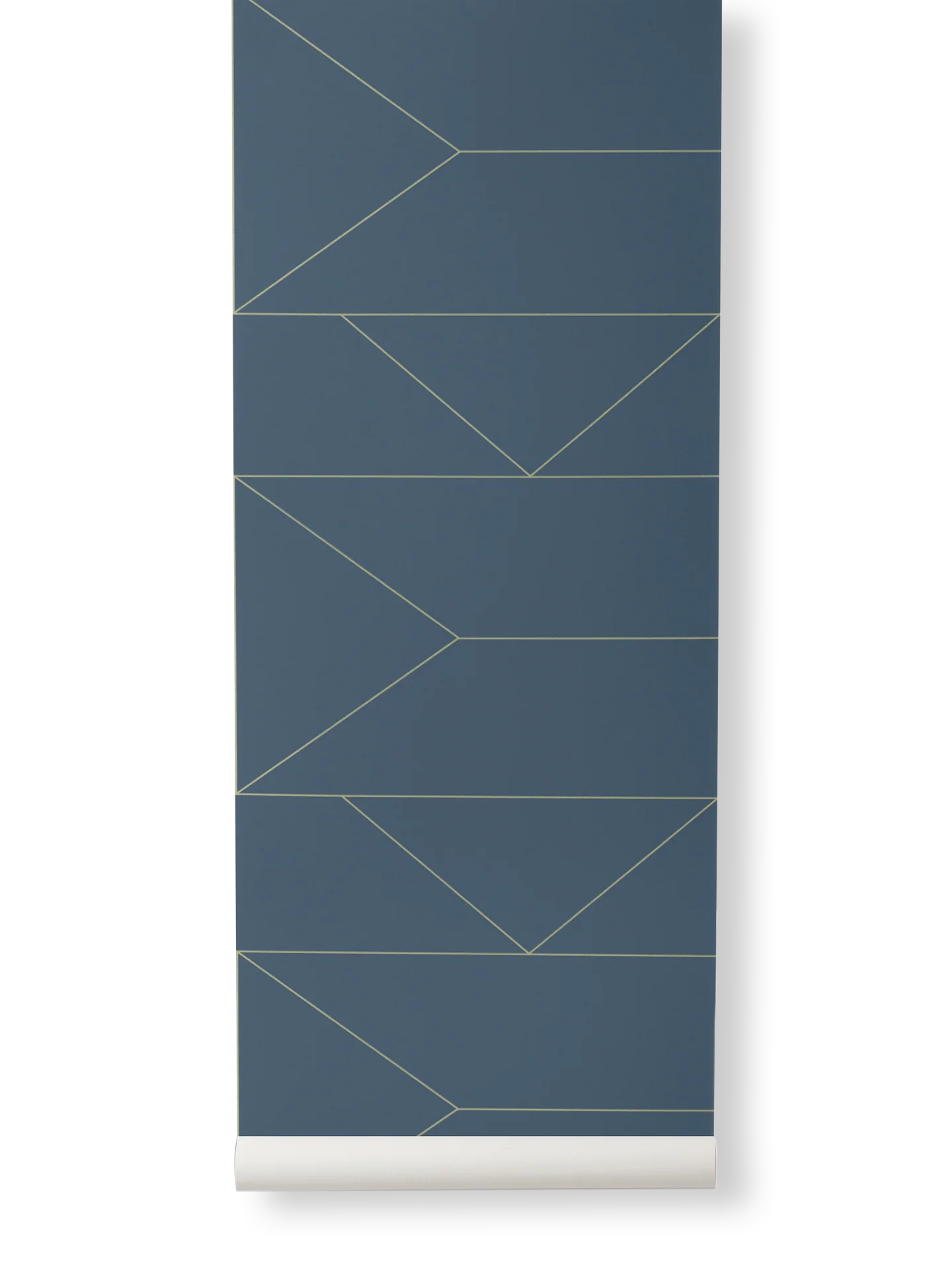 Lines Wallpaper - Dark Blue