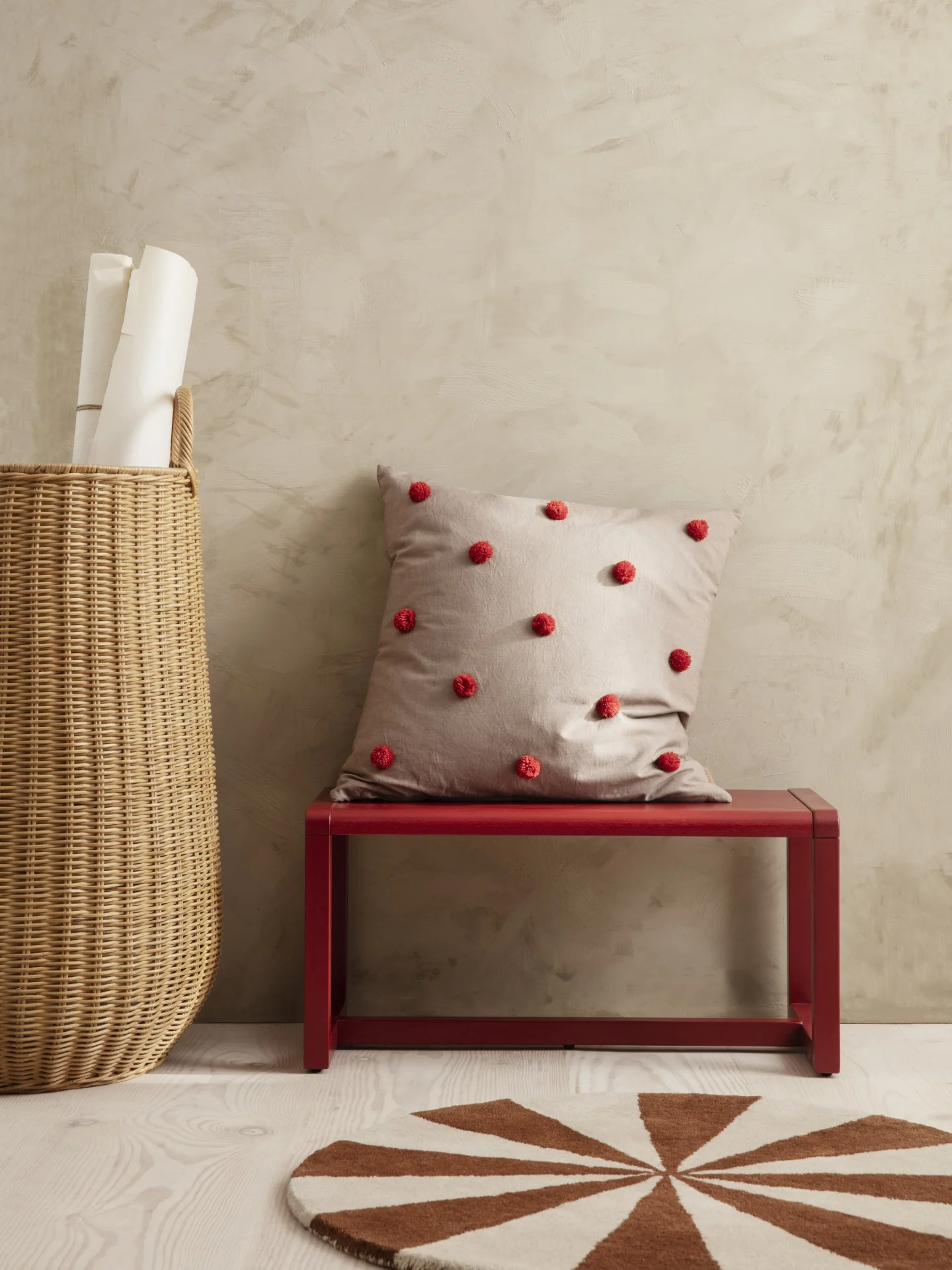 Little Architect Bench - Poppy Red - Image 2