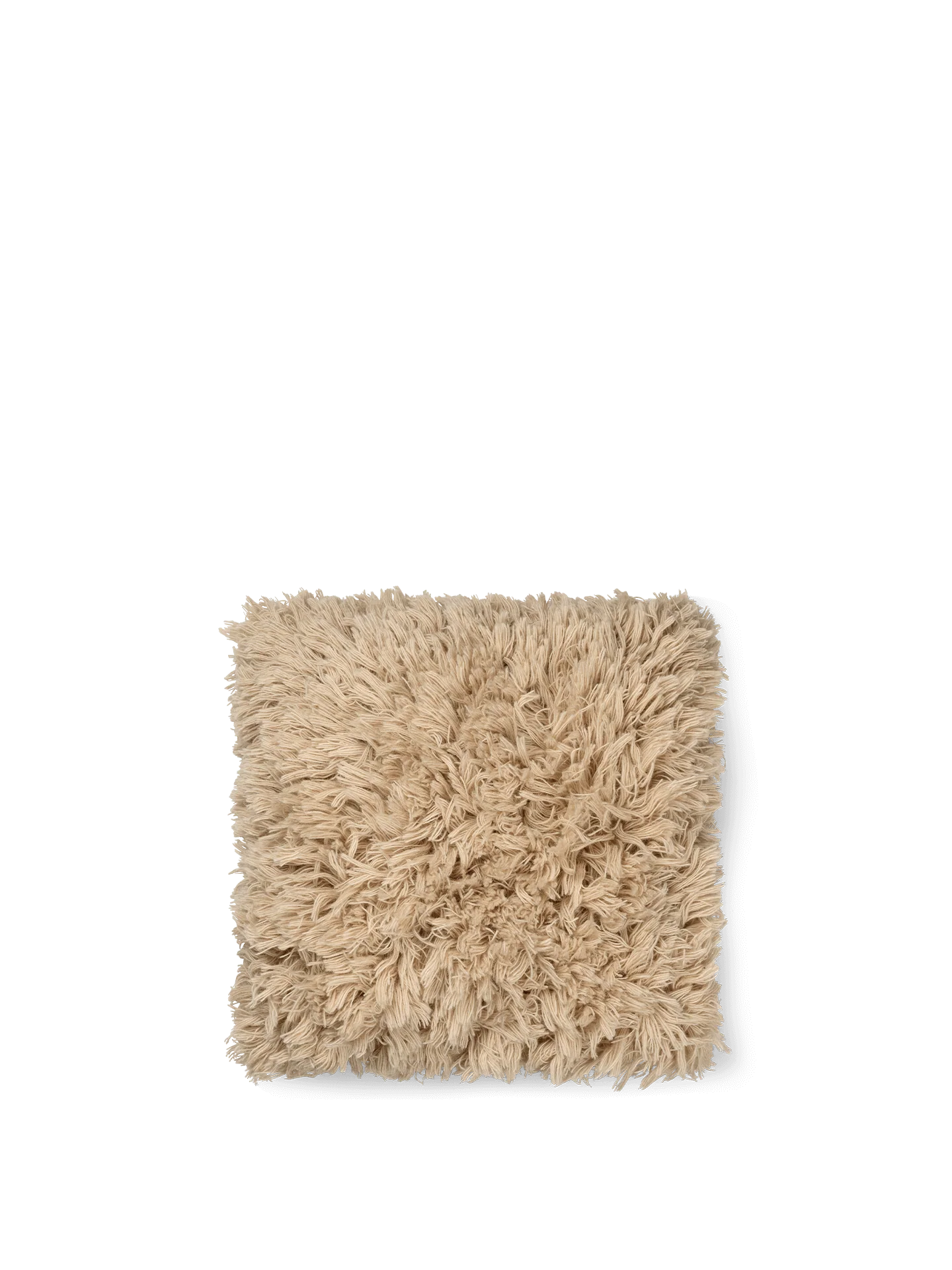 Meadow High Pile Cushion - Light Sand
