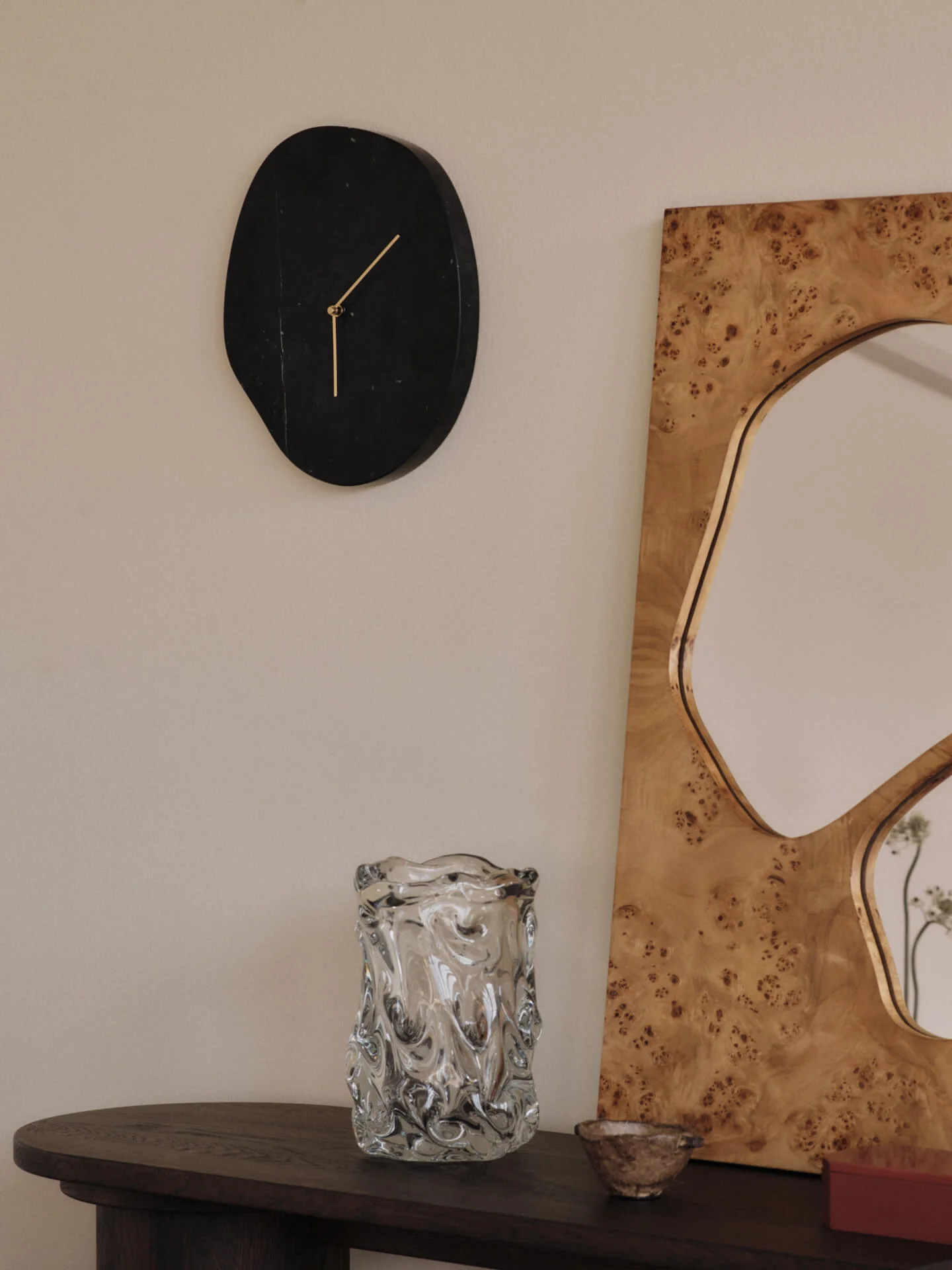 Melt Wall Clock - Black Marble - Image 2