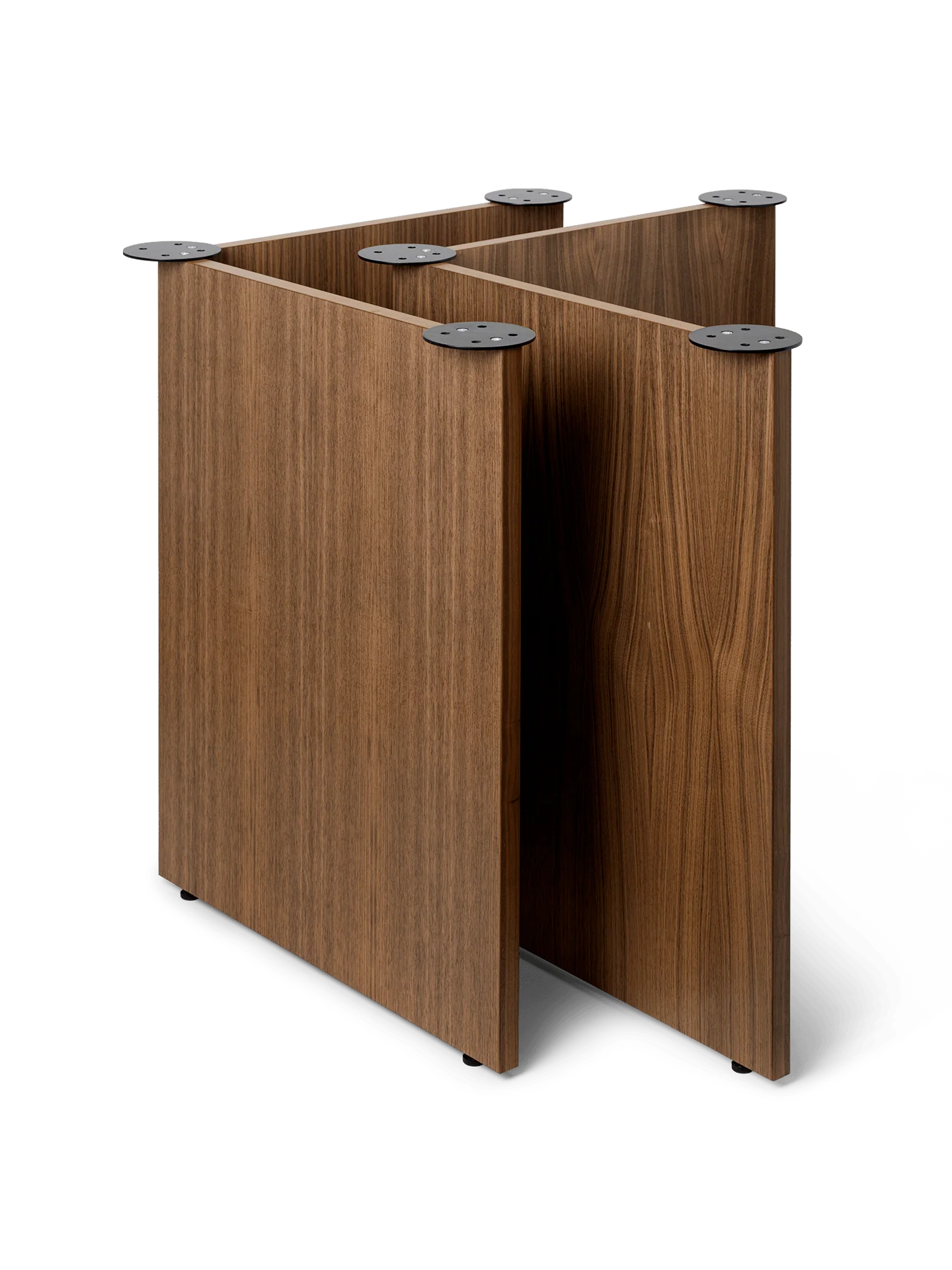 Mingle Table Legs - Walnut Veneer