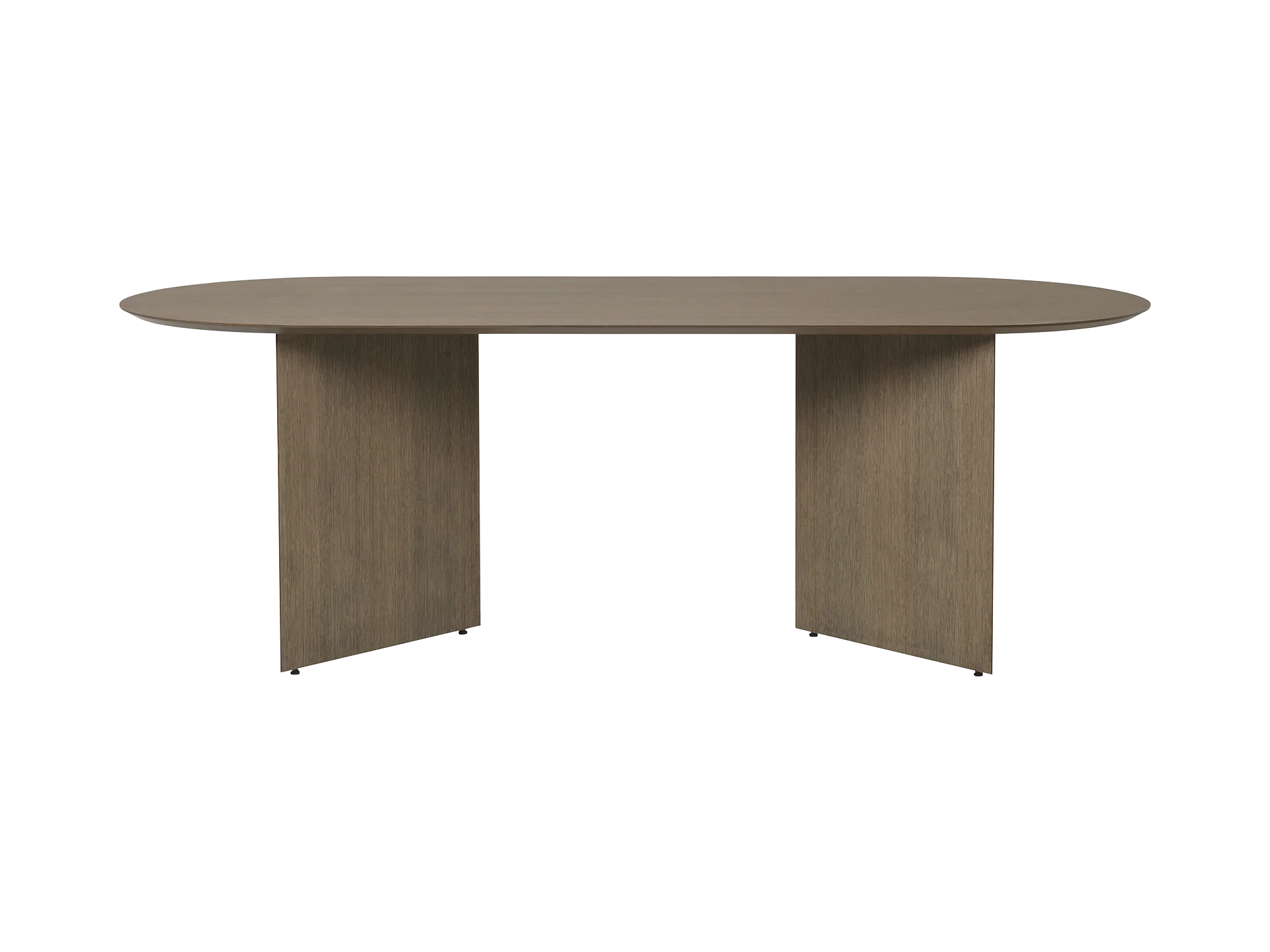 Mingle Table Top - Oval - Dark Veneer