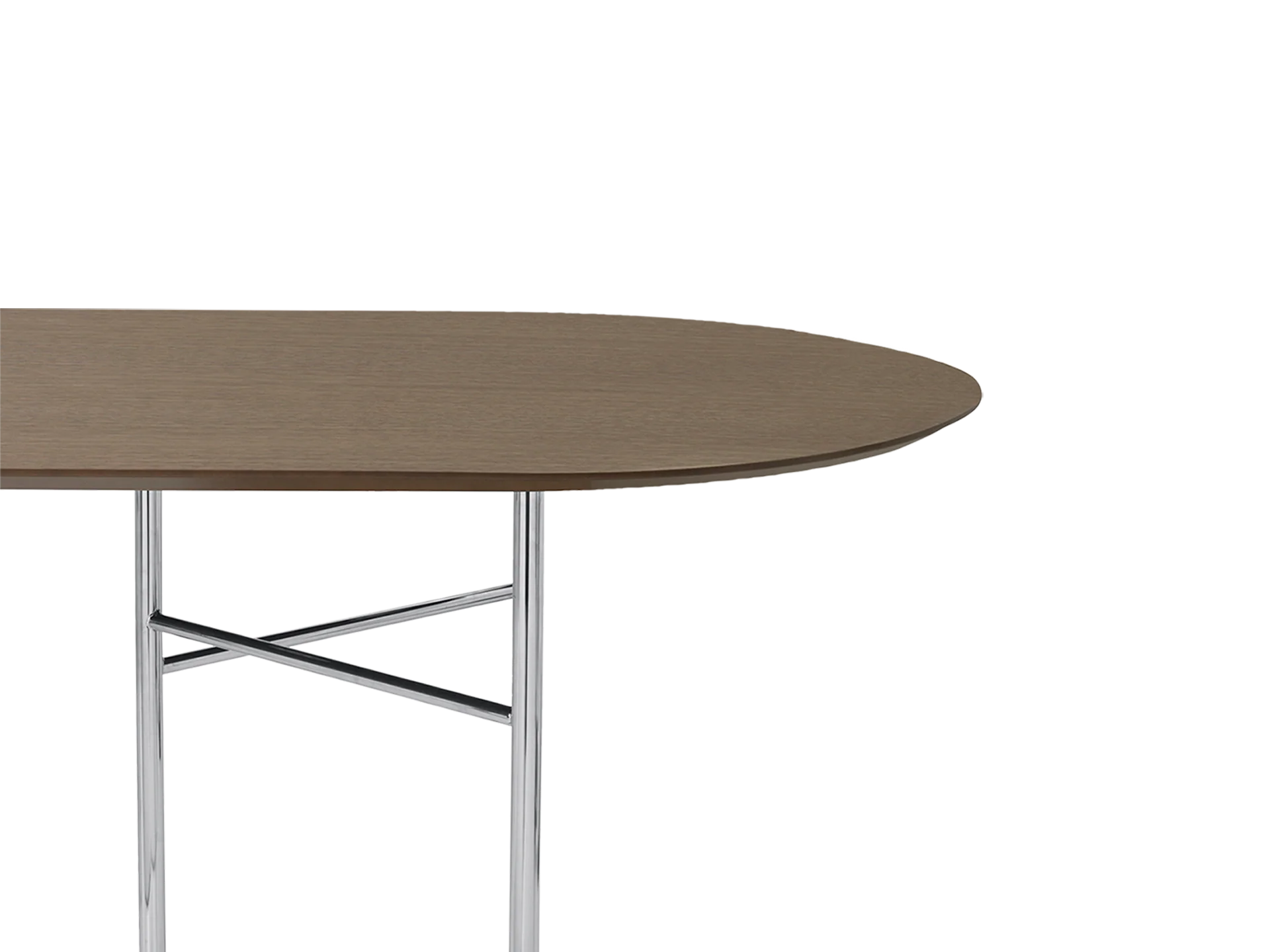 Mingle Table Top - Oval - Dark Veneer - Image 2