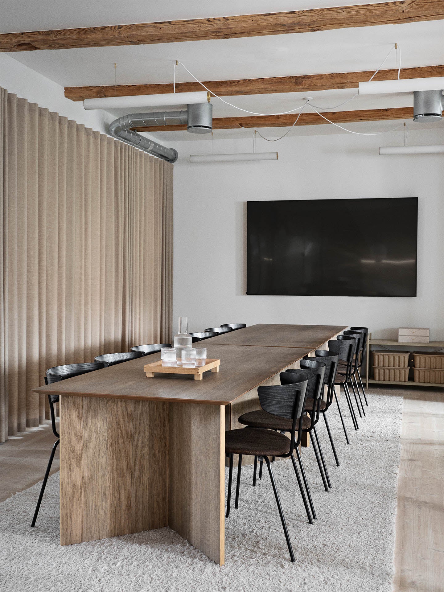 Mingle Table Top - Rectangular - Dark Veneer - Image 3