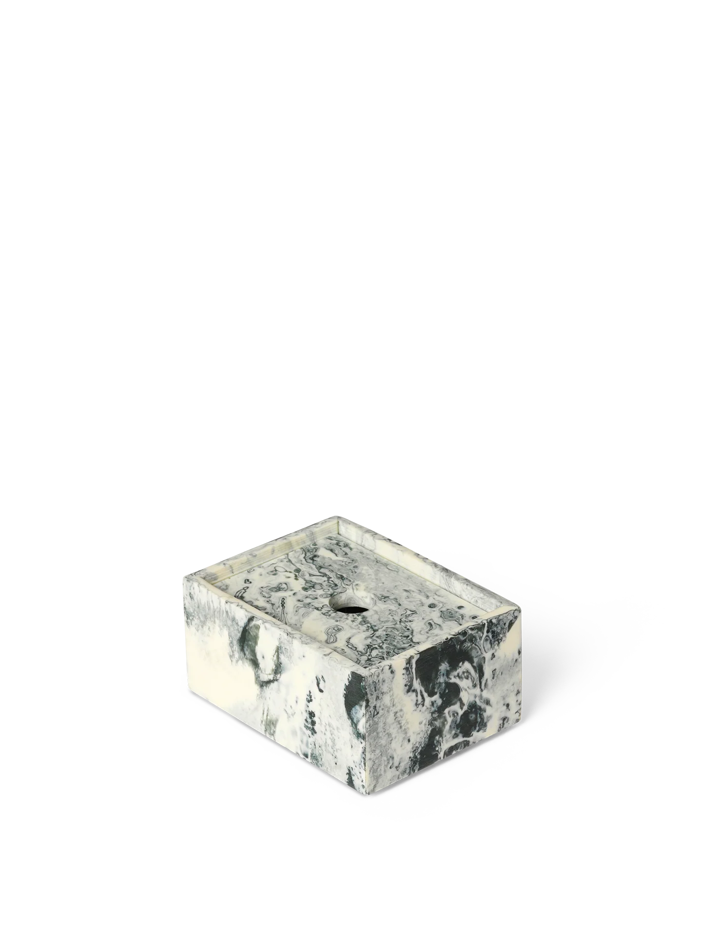 Mist Box - Emerald Off-white