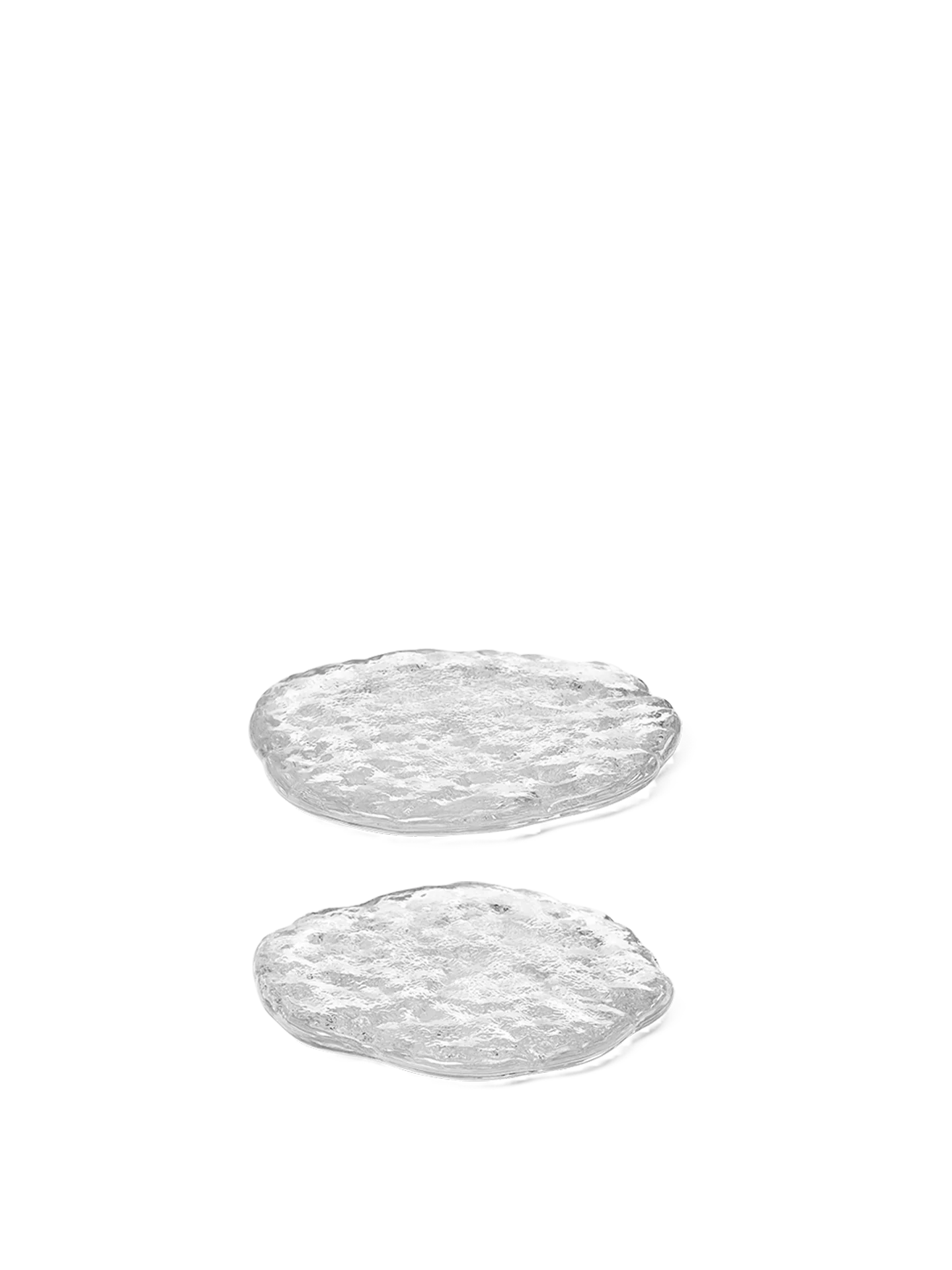 Momento Glass Stones - Small - Set of 2 - Clear