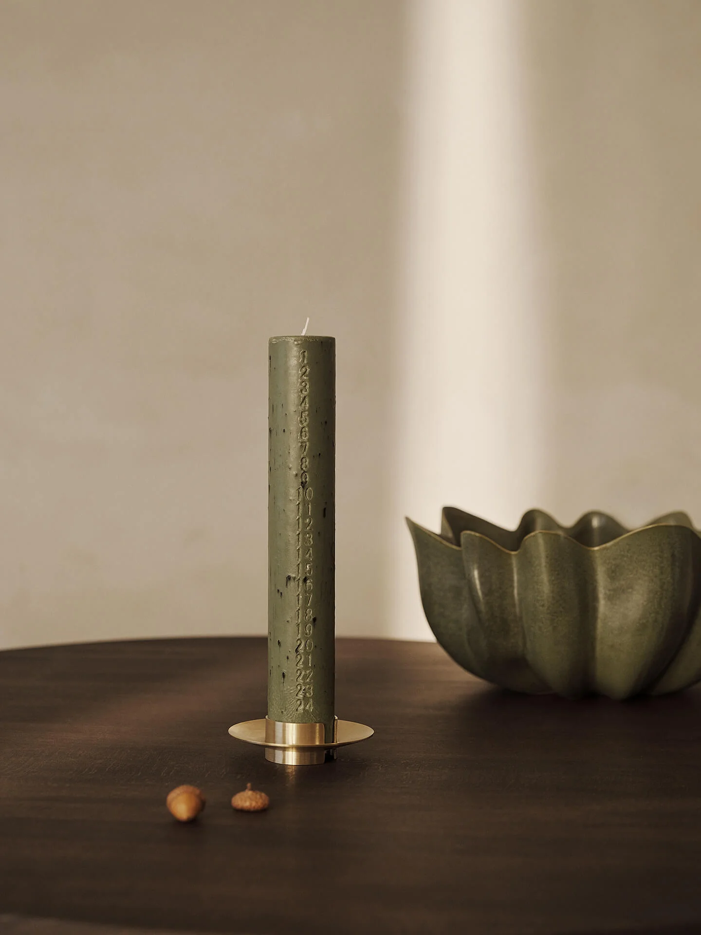 Mura Advent Candle - Artichoke Green - Image 2