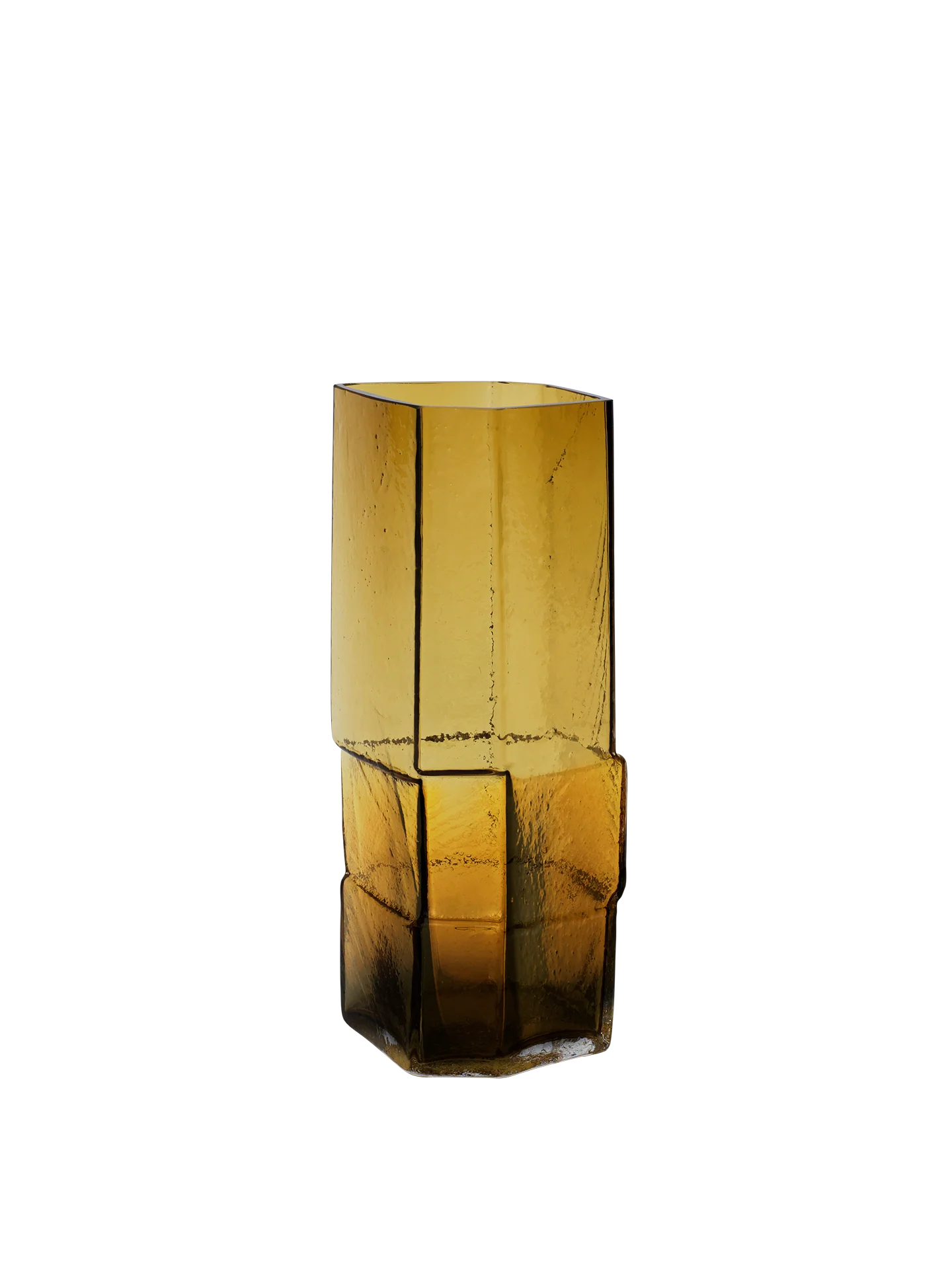 Muro Vase - Medium - Recycled Amber