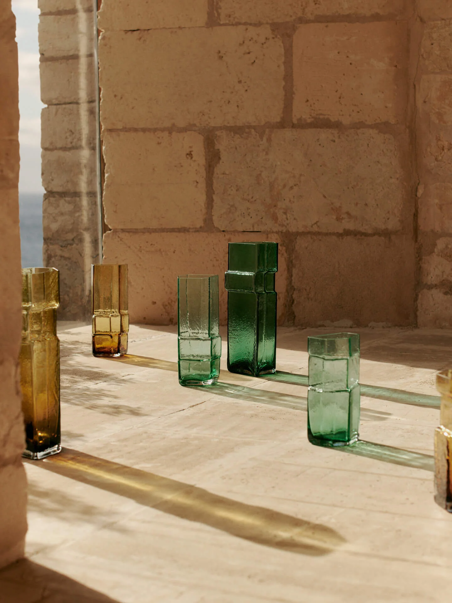 Muro Vase - Large - Recycled Green - Image 2