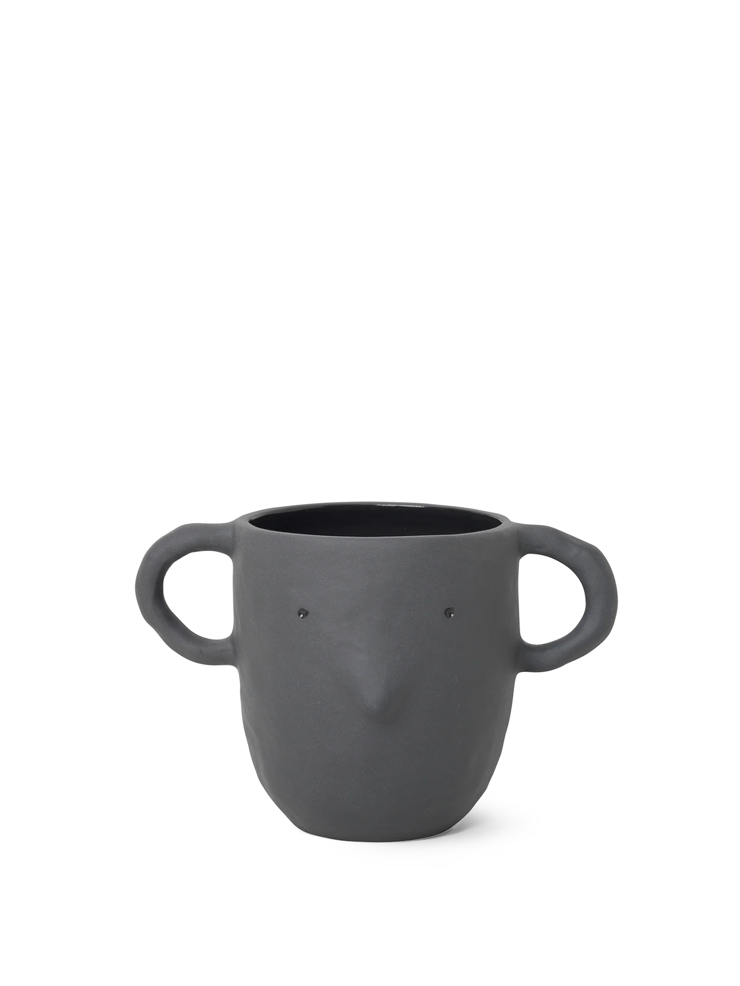 Mus Plant Pot - Large - Dark Grey