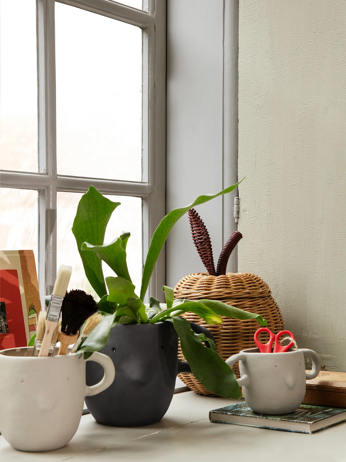 Mus Plant Pot - XL - Dark Grey - Image 2